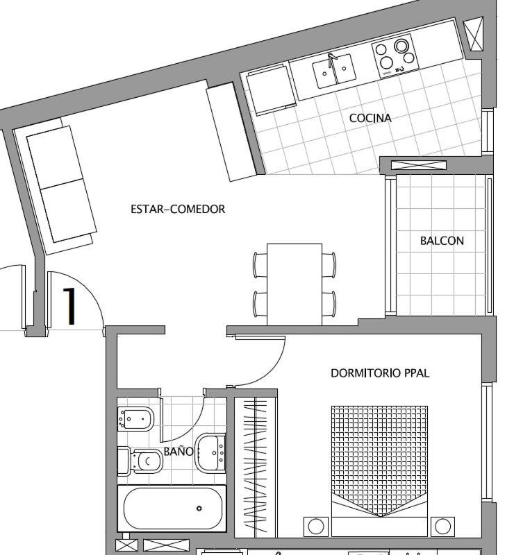 Departamento temporario Rosario