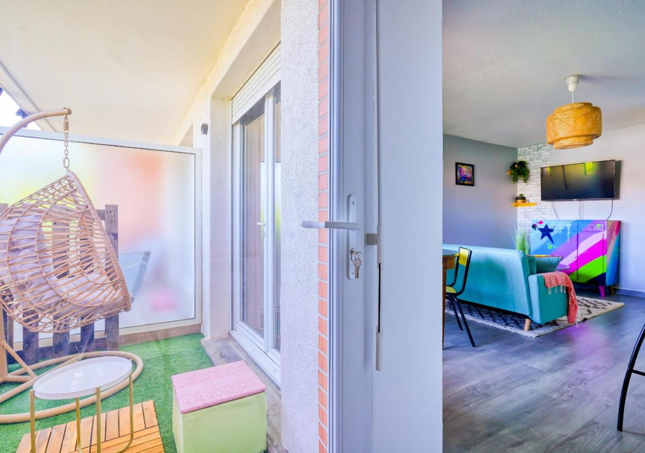 Urban Escape - Design Vibrant & Terrasse intime à 3 min du Parc des Coquibus - Proche ORLY