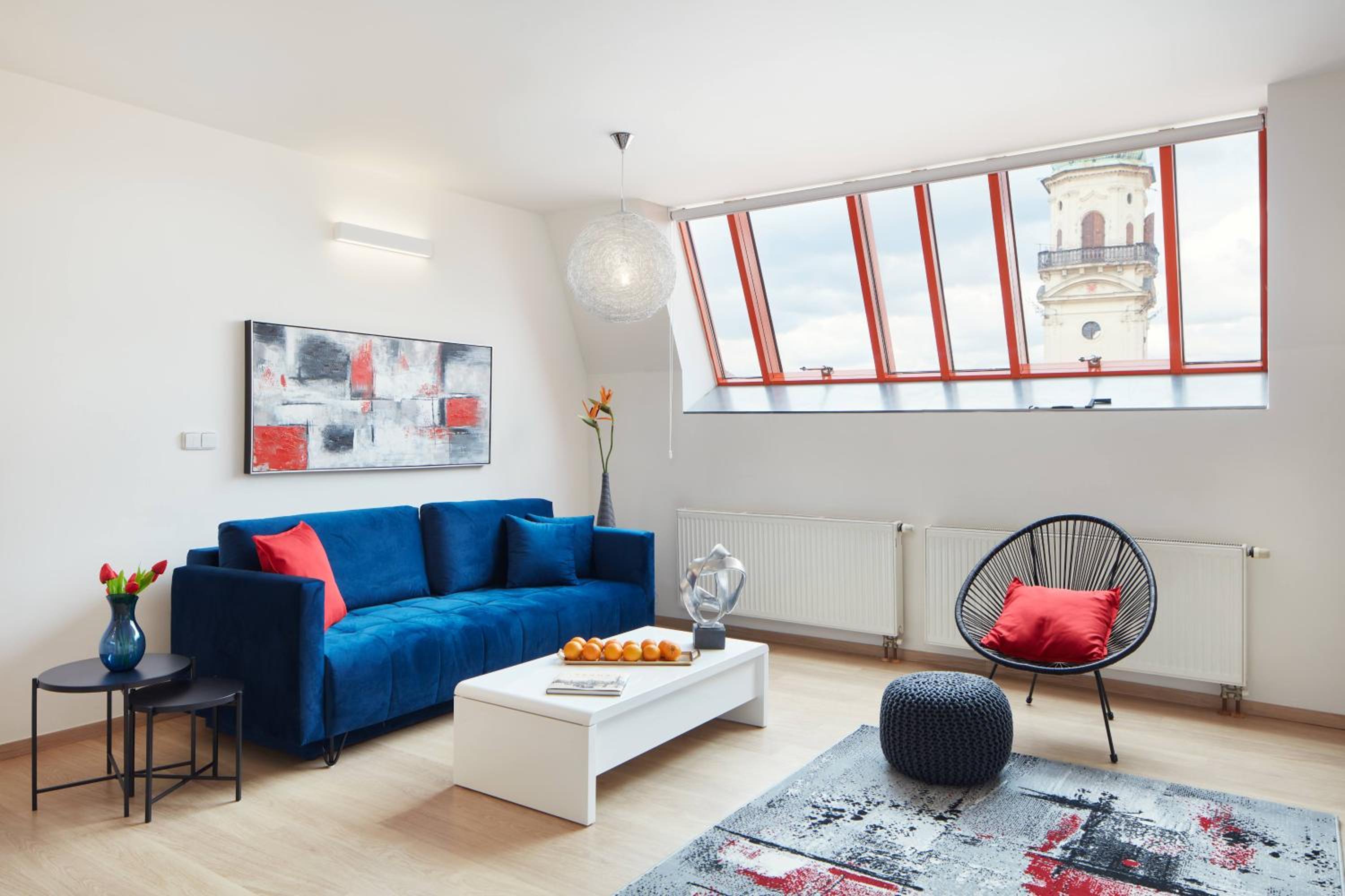 Exclusive Old Town Suites with City Views & AC by EasyBNB Premium