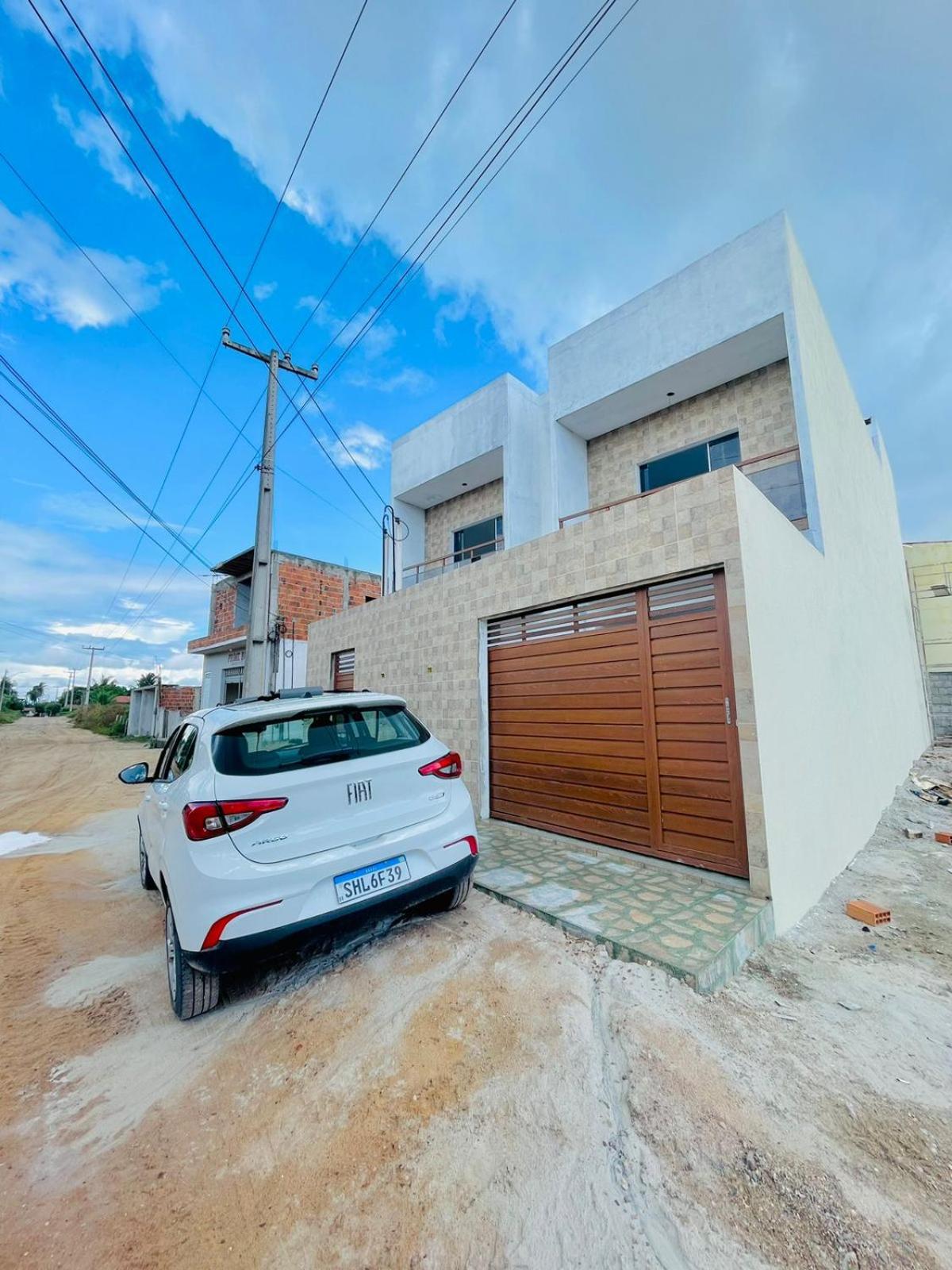 Estrela Apartamento 2 terreo - Quarto e sala com cozinha americana na praia do prea-Ce