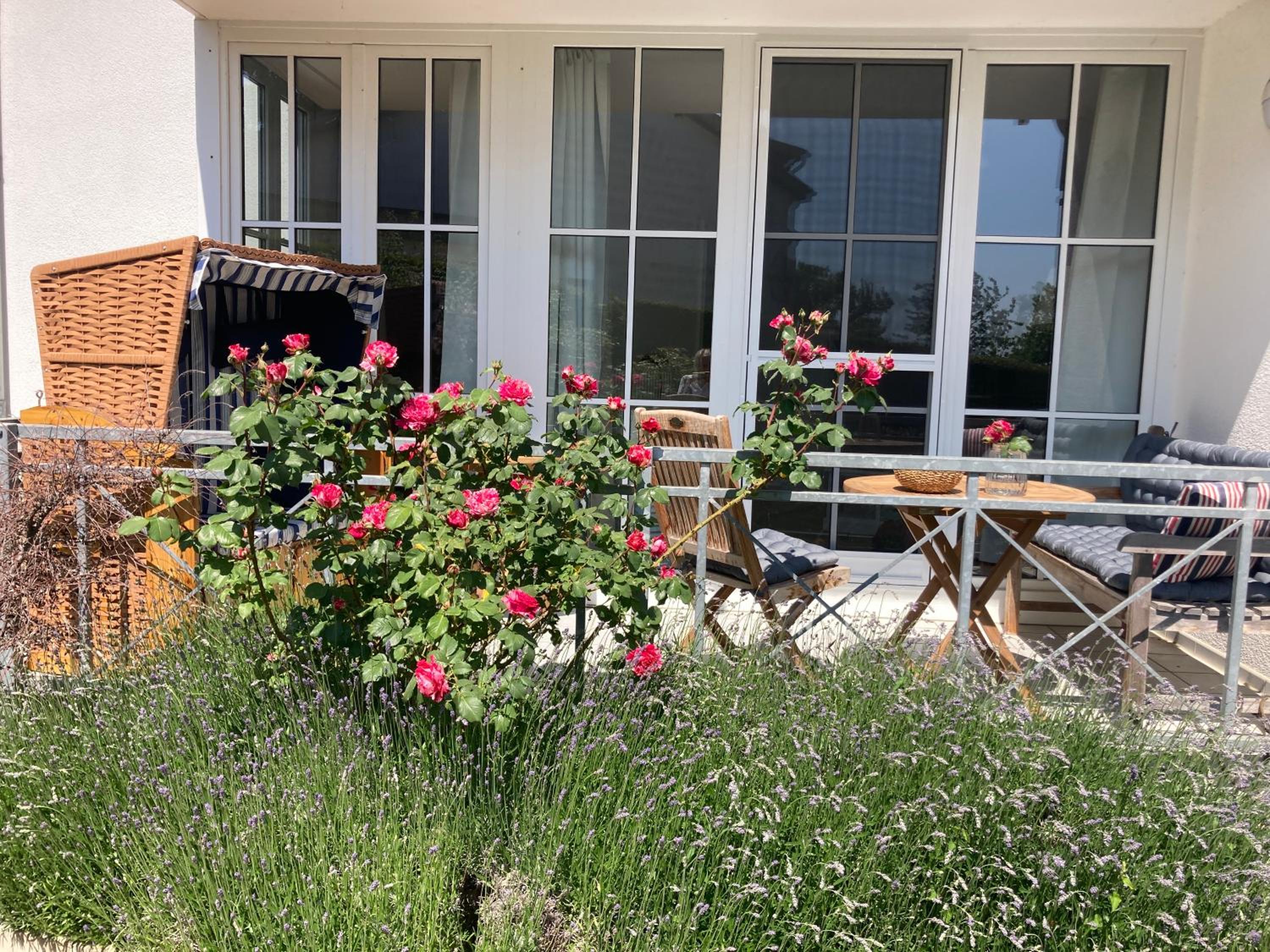 Ferienwohnung Hafentraum, Villa Vilmblick mit Strandkorb