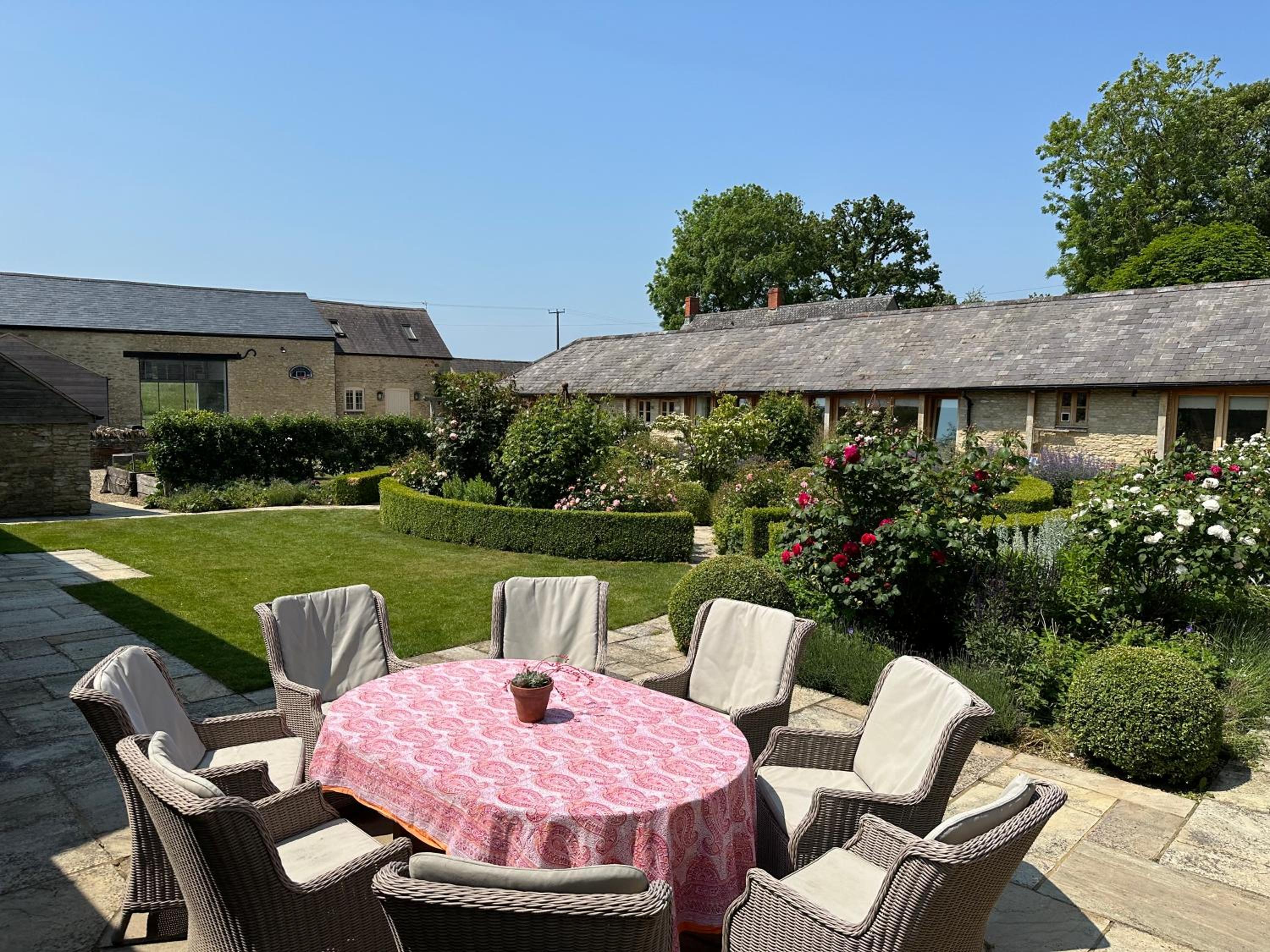 Lavender farm house view 2