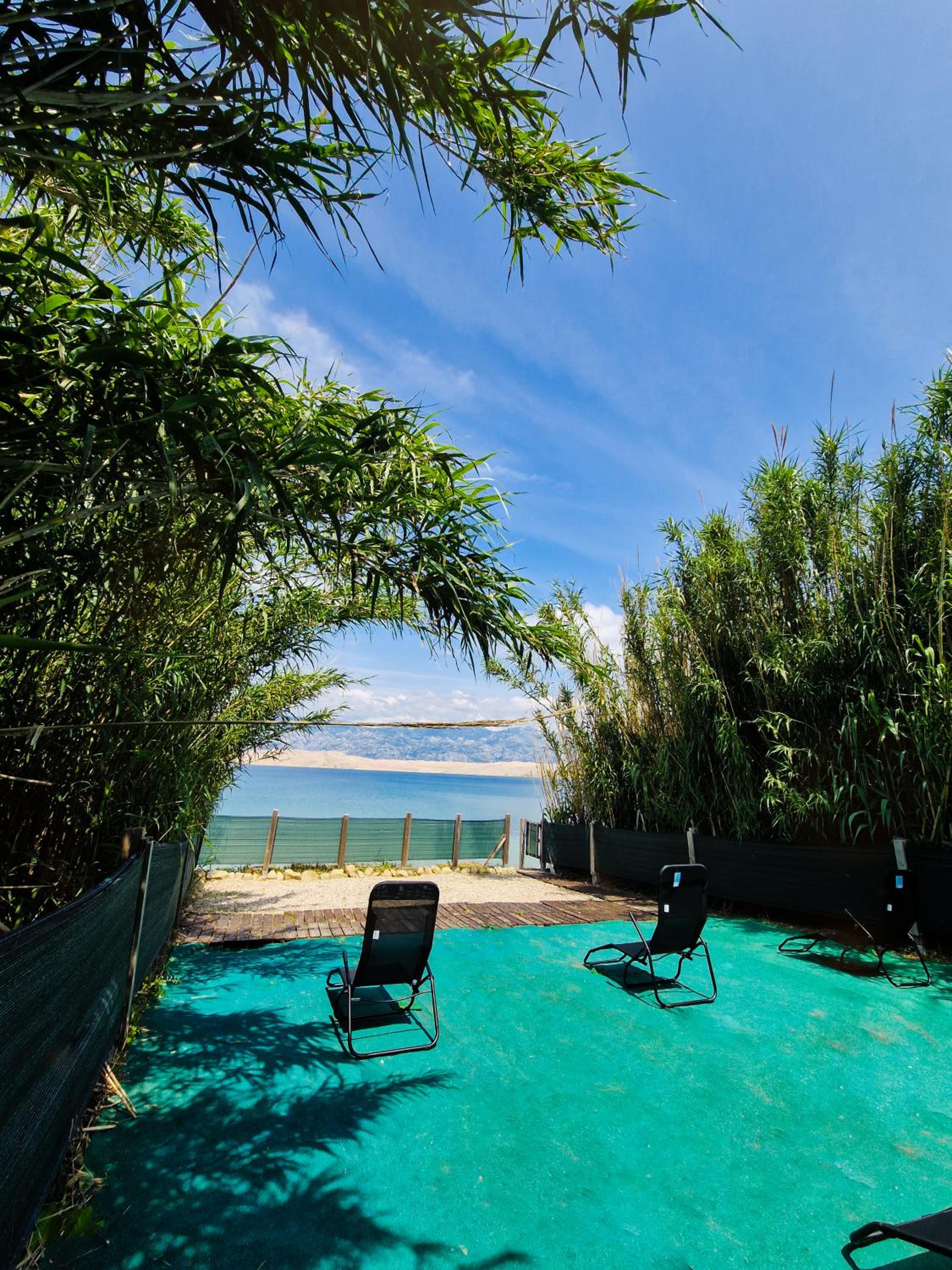 Mila's pet friendly holiday house with private beach place and sunbeds included view 5