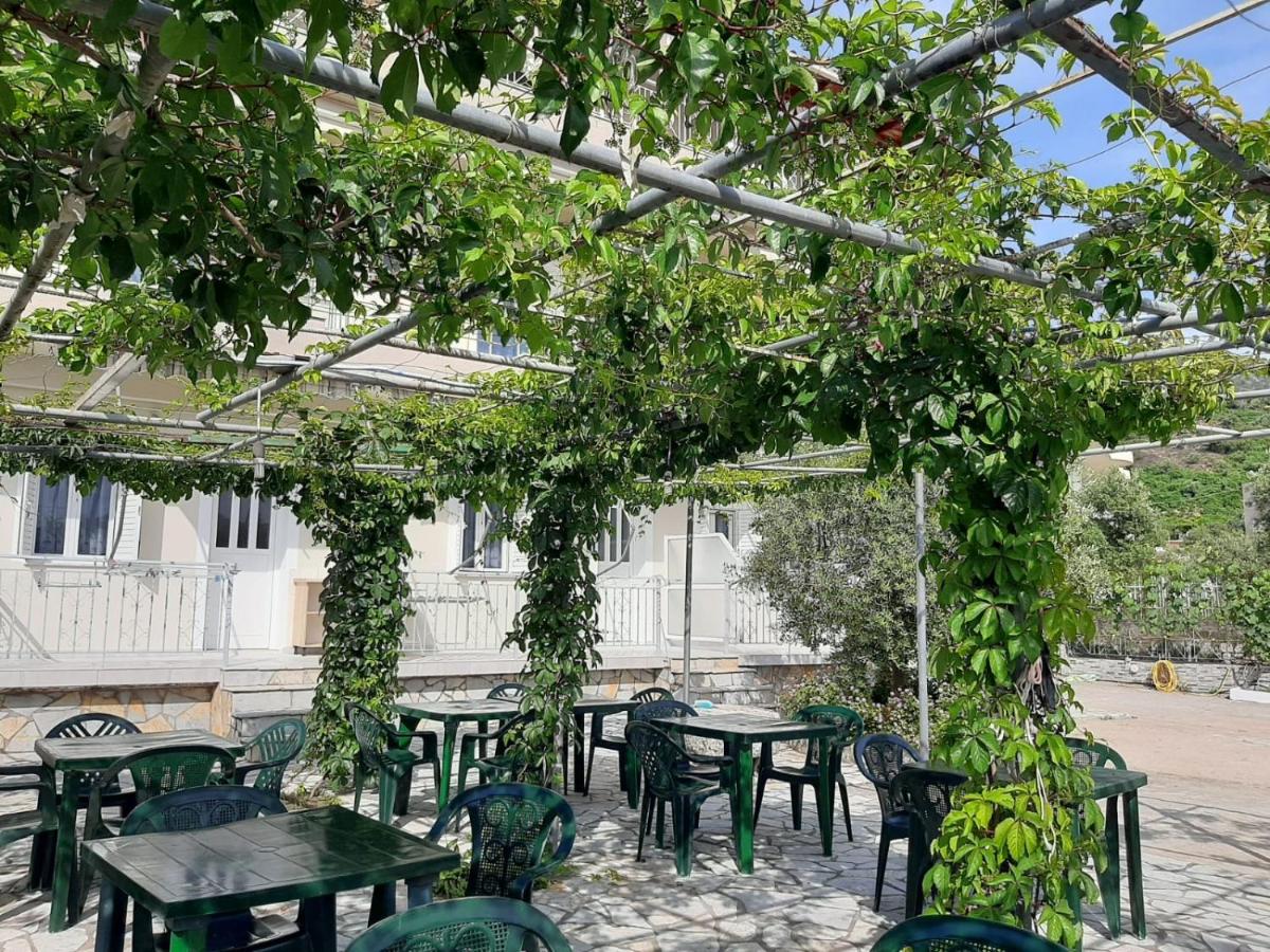 outdoor BBQ area