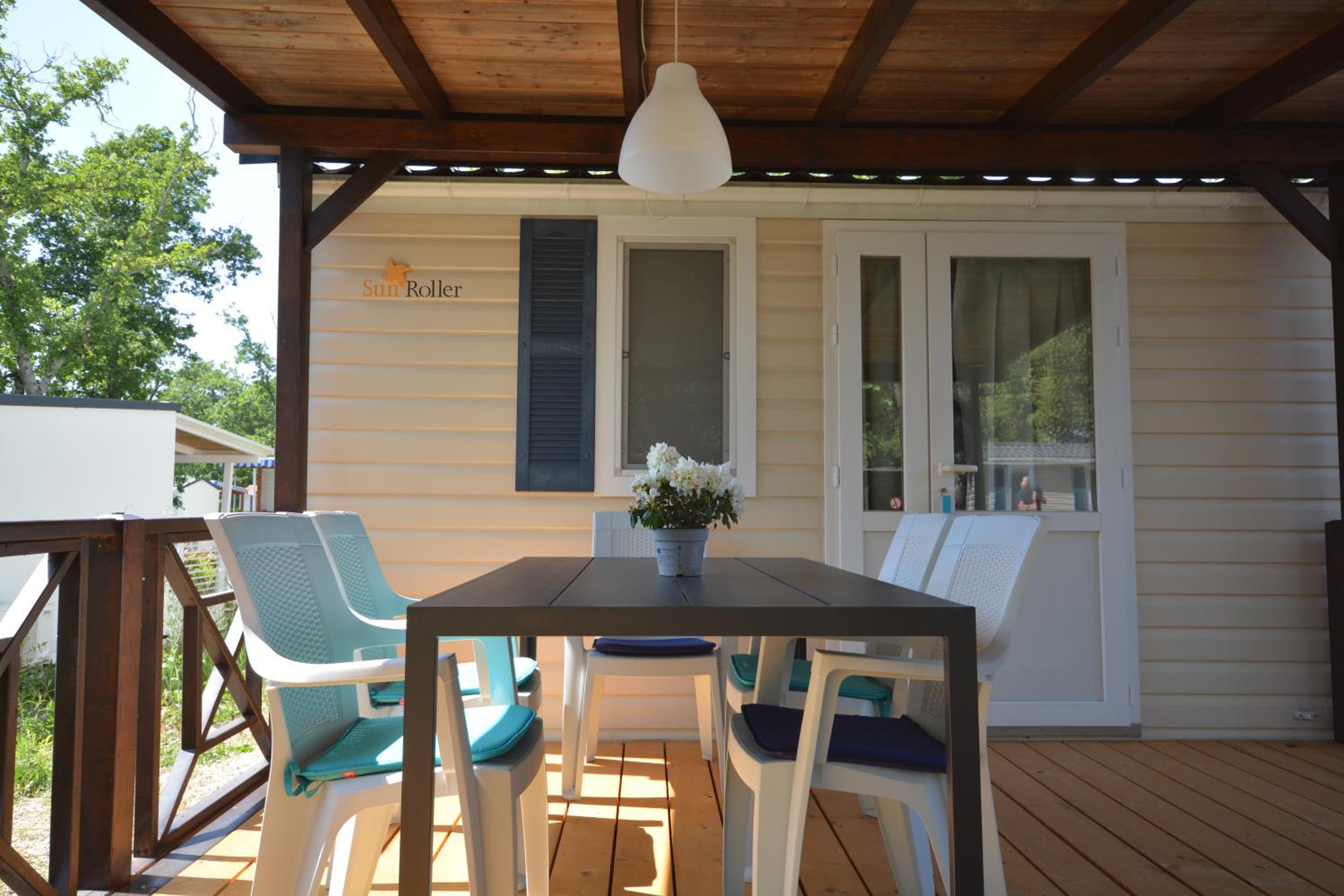 Eden Mobilhome with XXL Terrace in Naturist Resort Solaris FKK view 2
