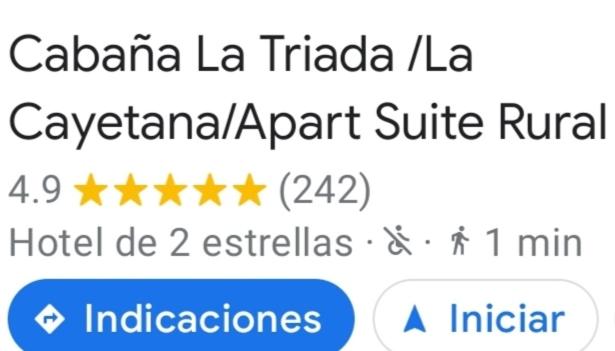 Cabaña La Triada Pileta Privada Grupo Cabaña La Triada