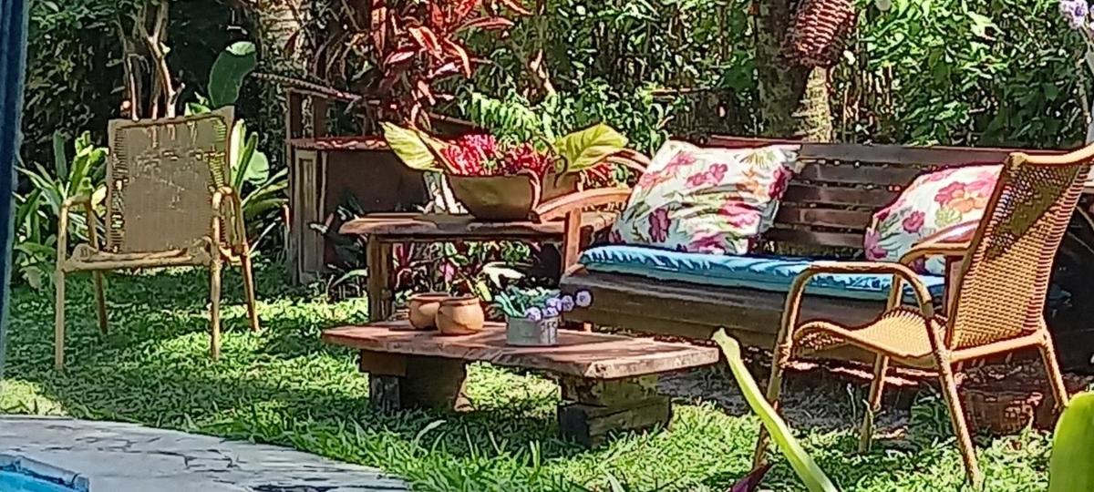 outdoor BBQ area