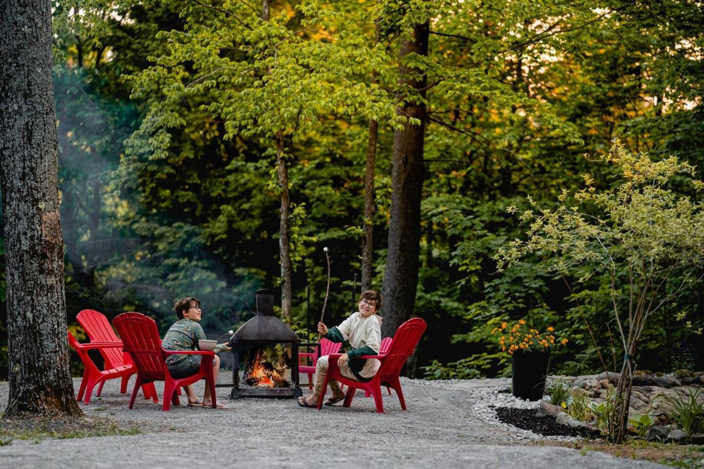Chalet Memphrémagog Ski Spa, Étang