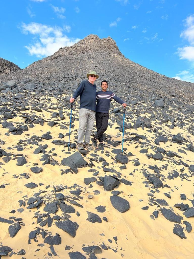 Egypt white and black desert with Camping