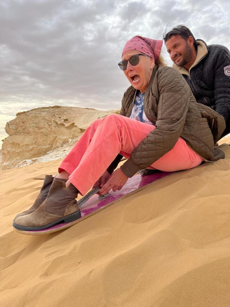 Egypt white and black desert with Camping
