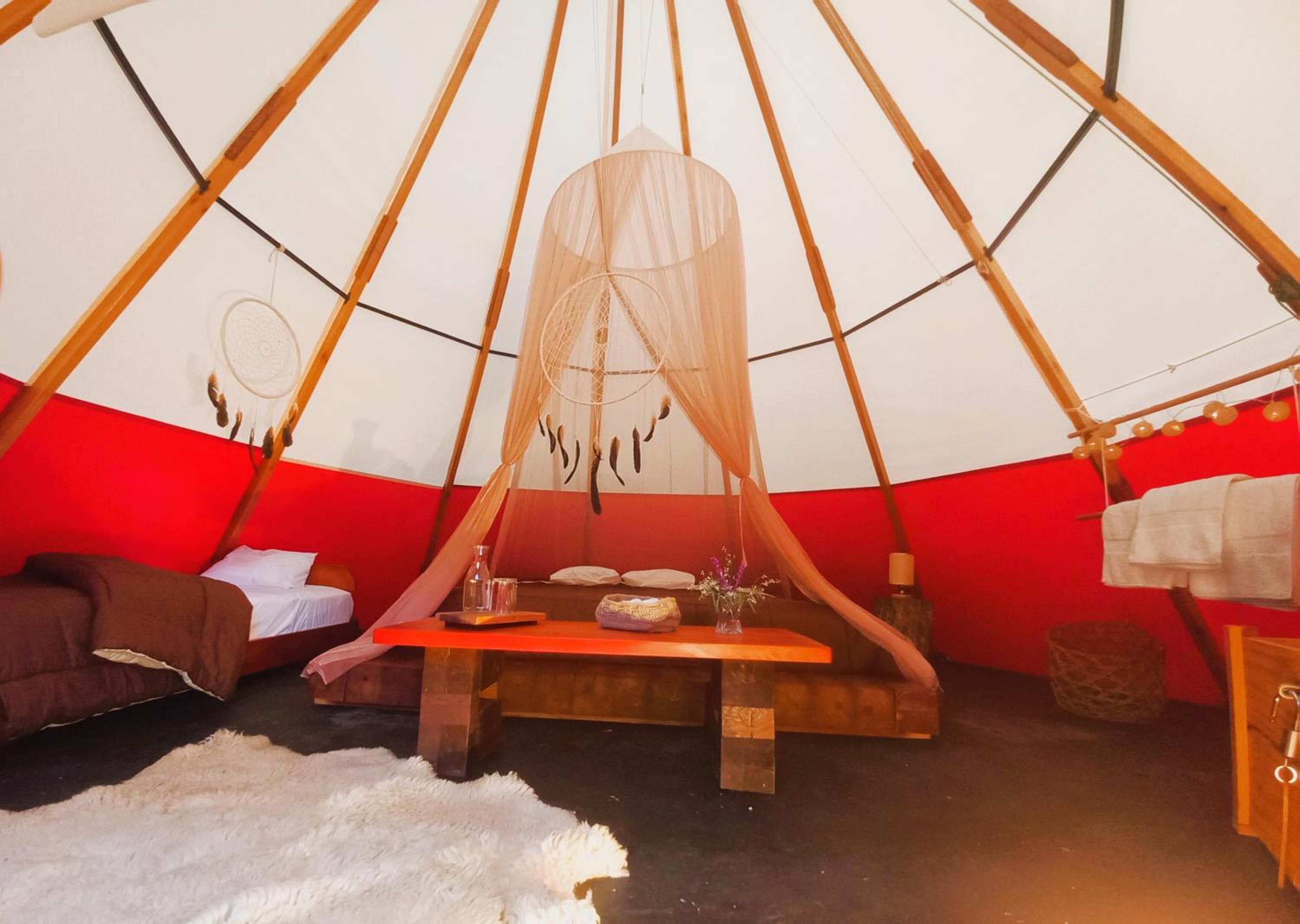Biosfera Lodge tipi para 3 personas view 4