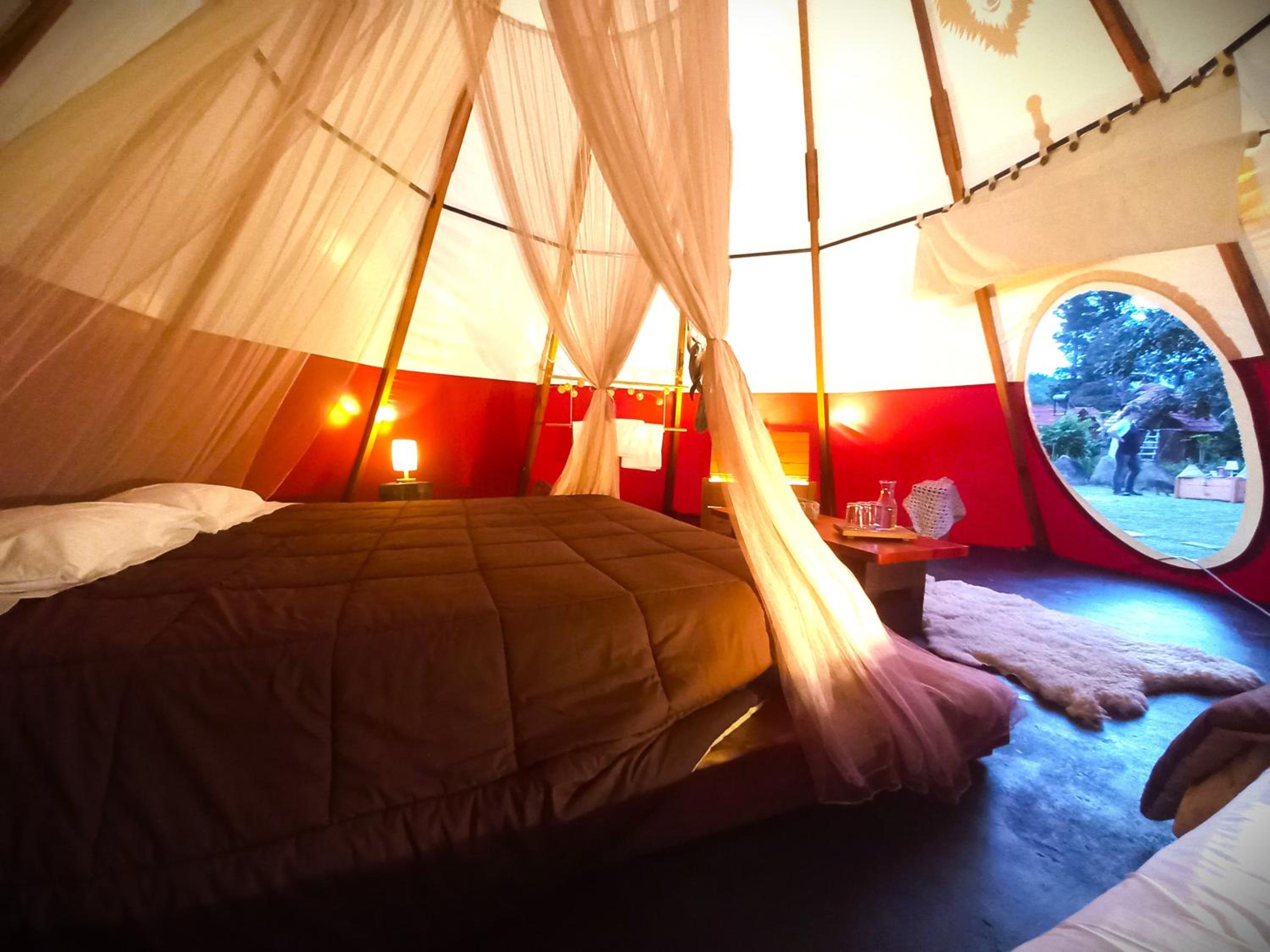 Biosfera Lodge tipi para 3 personas view 2