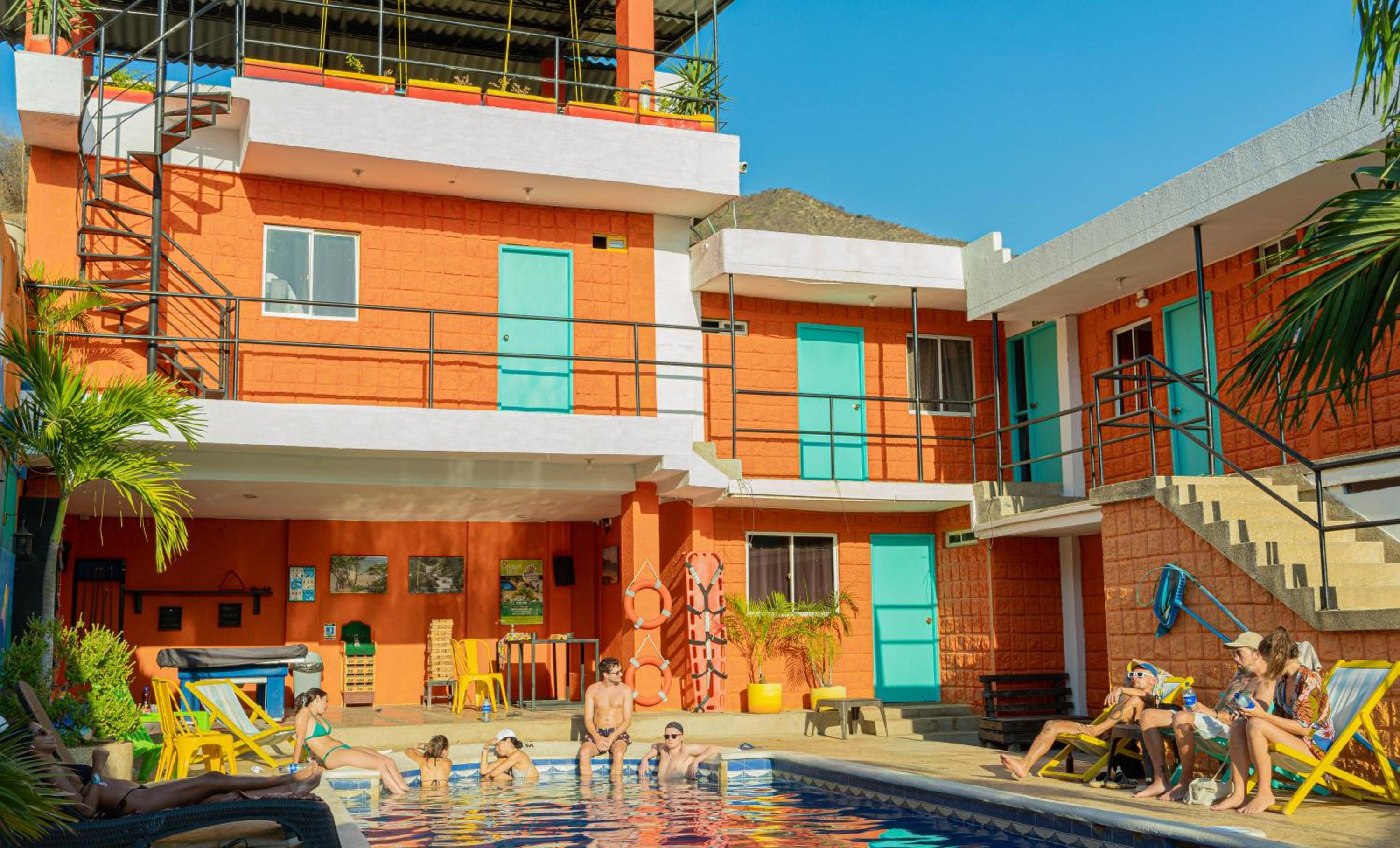 Hostel Nirvana Taganga view 2