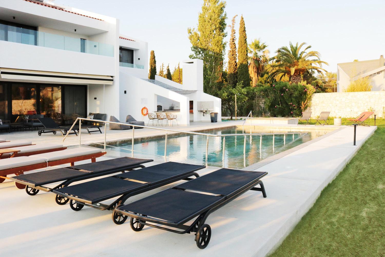 Maison A Rhodes with 66m2 heated pool on a 4800m2 plot view 4