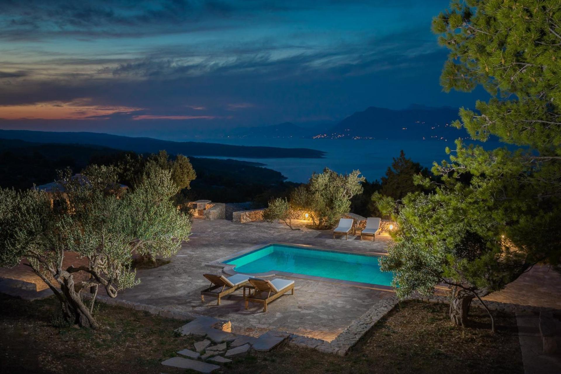 Villa Viva Brac - Pool - Meerblick view 3