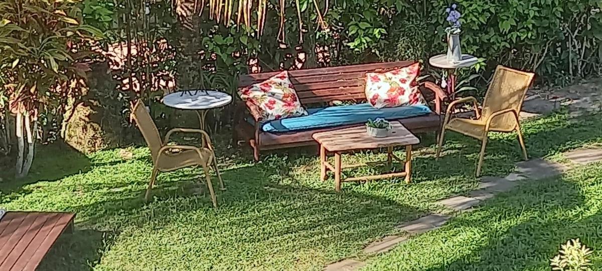 outdoor BBQ area