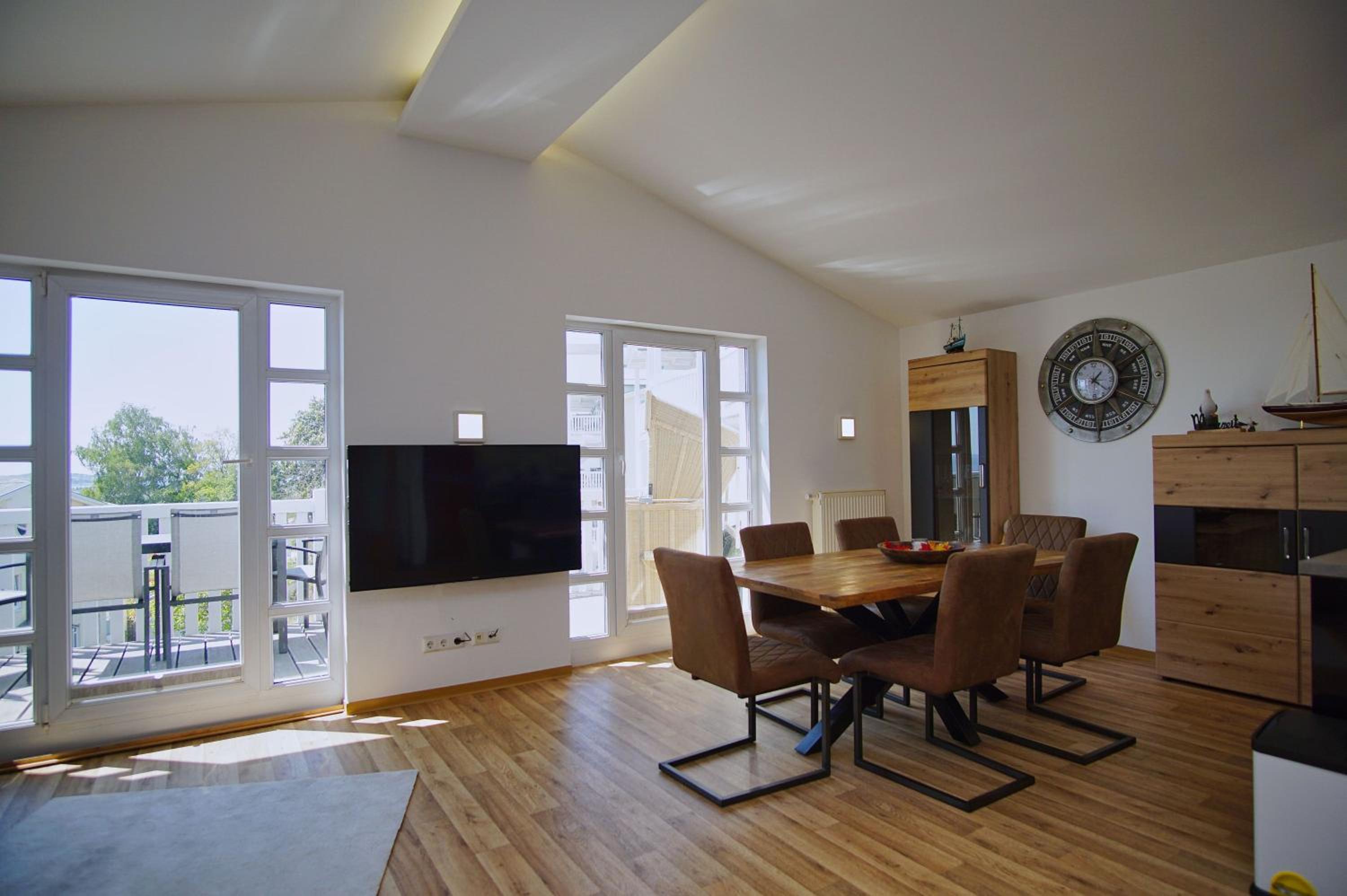 mit Meerblick und Balkon, strandnah, gratis Nutzung vom AHOI Erlebnisbad und Sauna in Sellin - Meeresblick FeWo 51