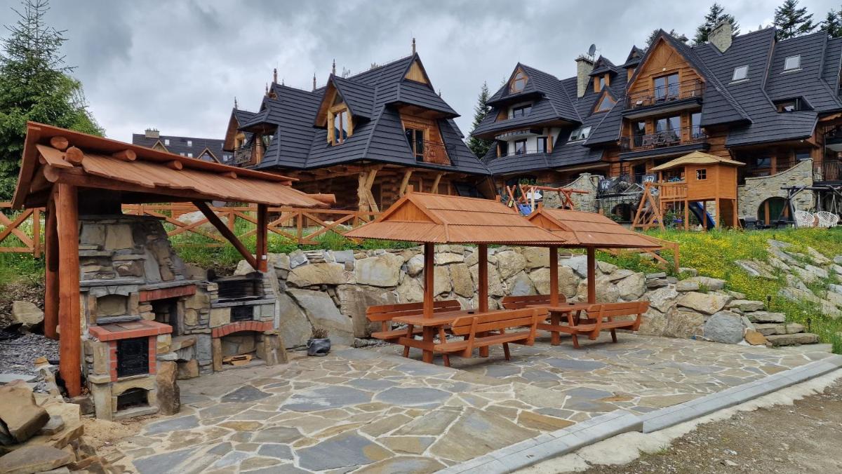outdoor BBQ area