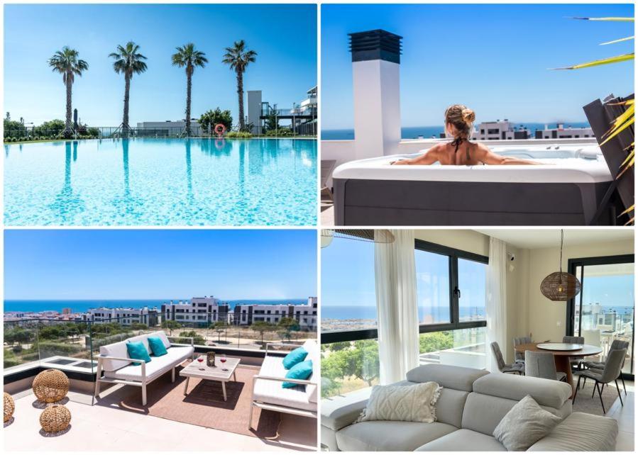 Hotel LUXURY PENTHOUSE, WITH BREATHTAKING VIEWS, 109 sqm TERRACE, OUTDOOR JACUZZI, walk distance to the port, shops and restaurants - Image 1