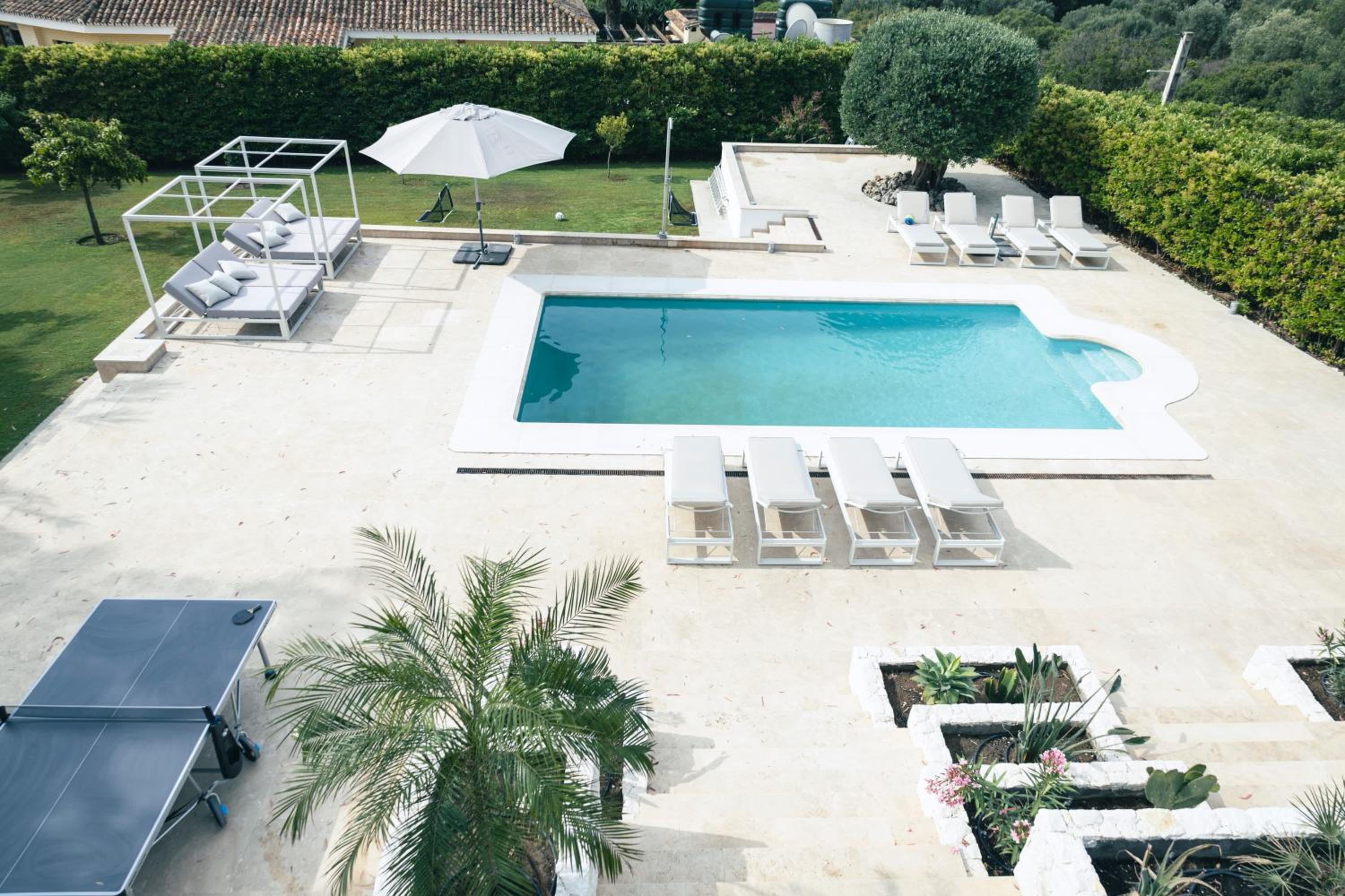 Large 5 bedroom Villa with heated pool + sea views view 2