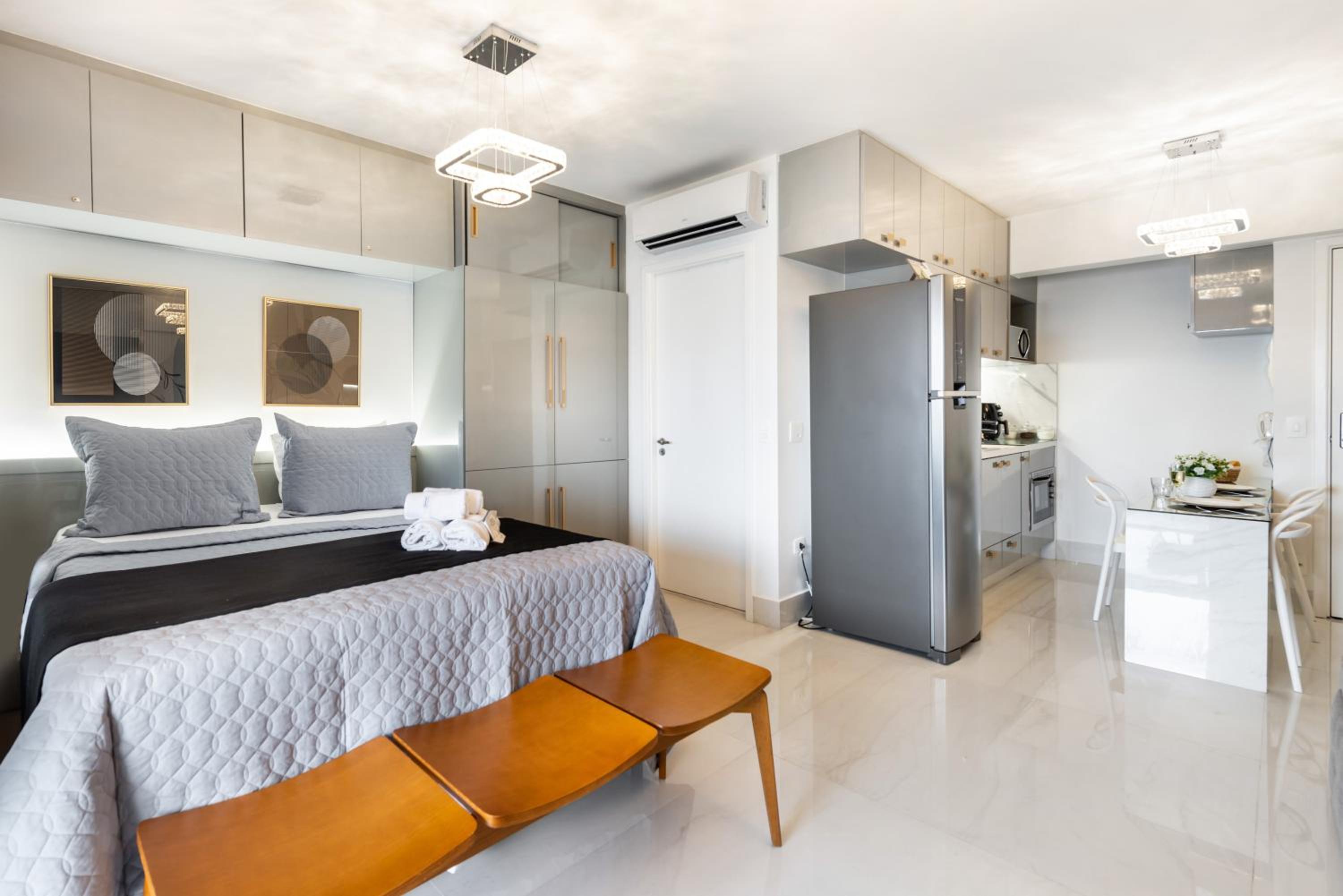 Rosemari's Apartments Studio Premium Republica SP com Piscina
