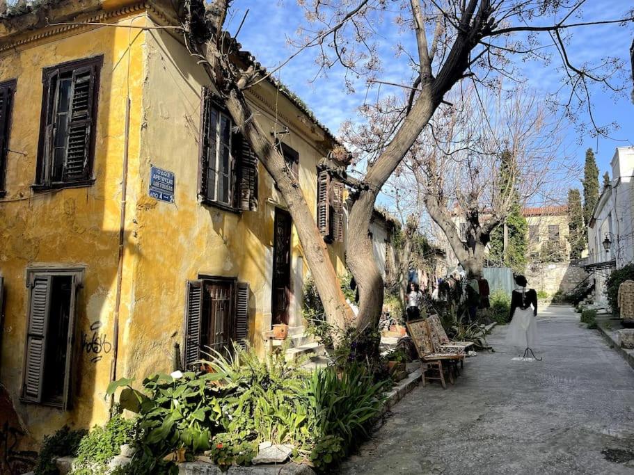LIVING IN A CAVE UNDER ACROPOLIS