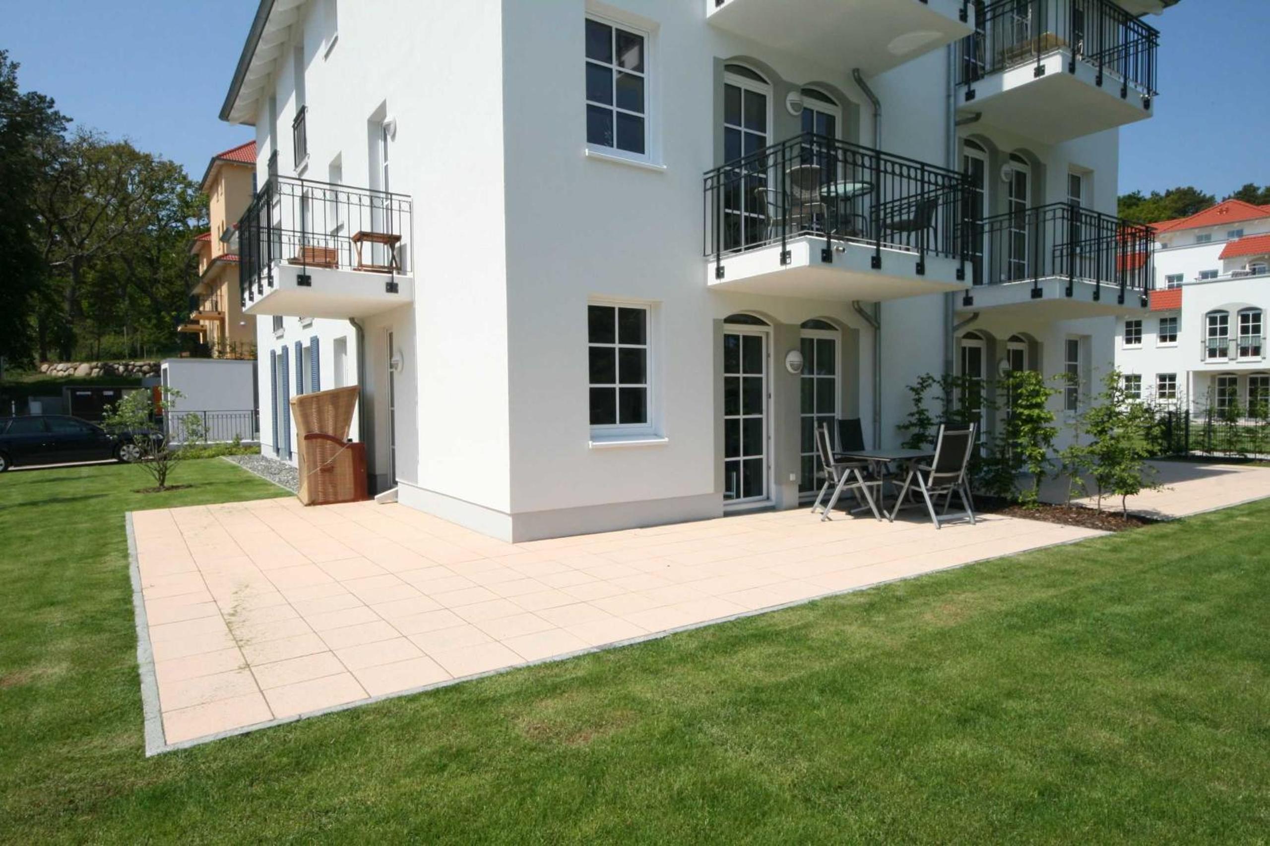 Haus Meeresblick - Ferienwohnung C 001 Dünenblick mit Terrasse