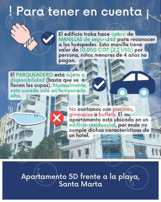 Apartamento frente a la playa, Santa Marta