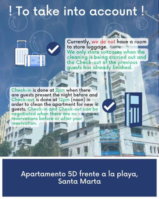 Apartamento frente a la playa, Santa Marta