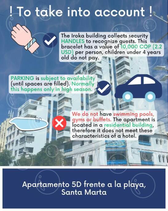 Apartamento frente a la playa, Santa Marta