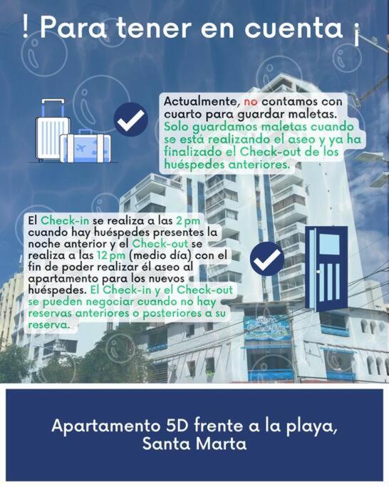 Apartamento frente a la playa, Santa Marta