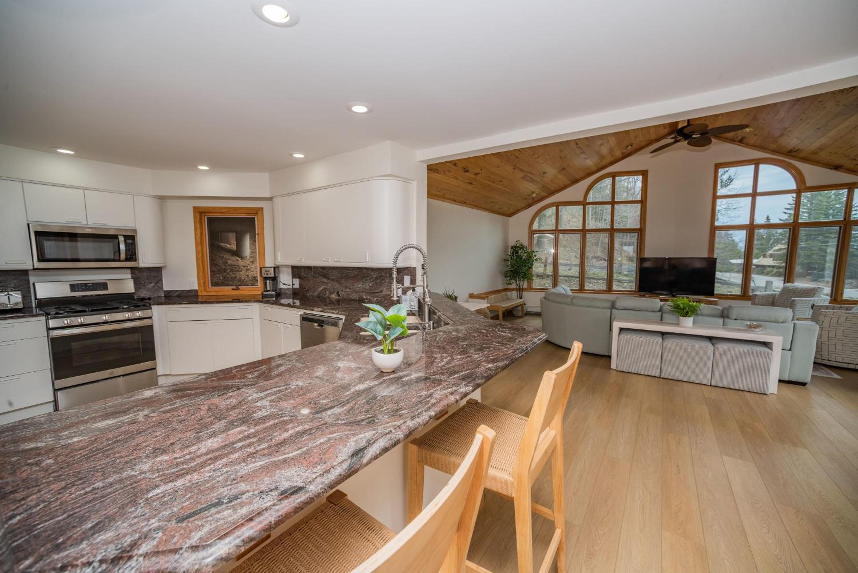 Crystal Lake Hillside with Private Sandy Beach
