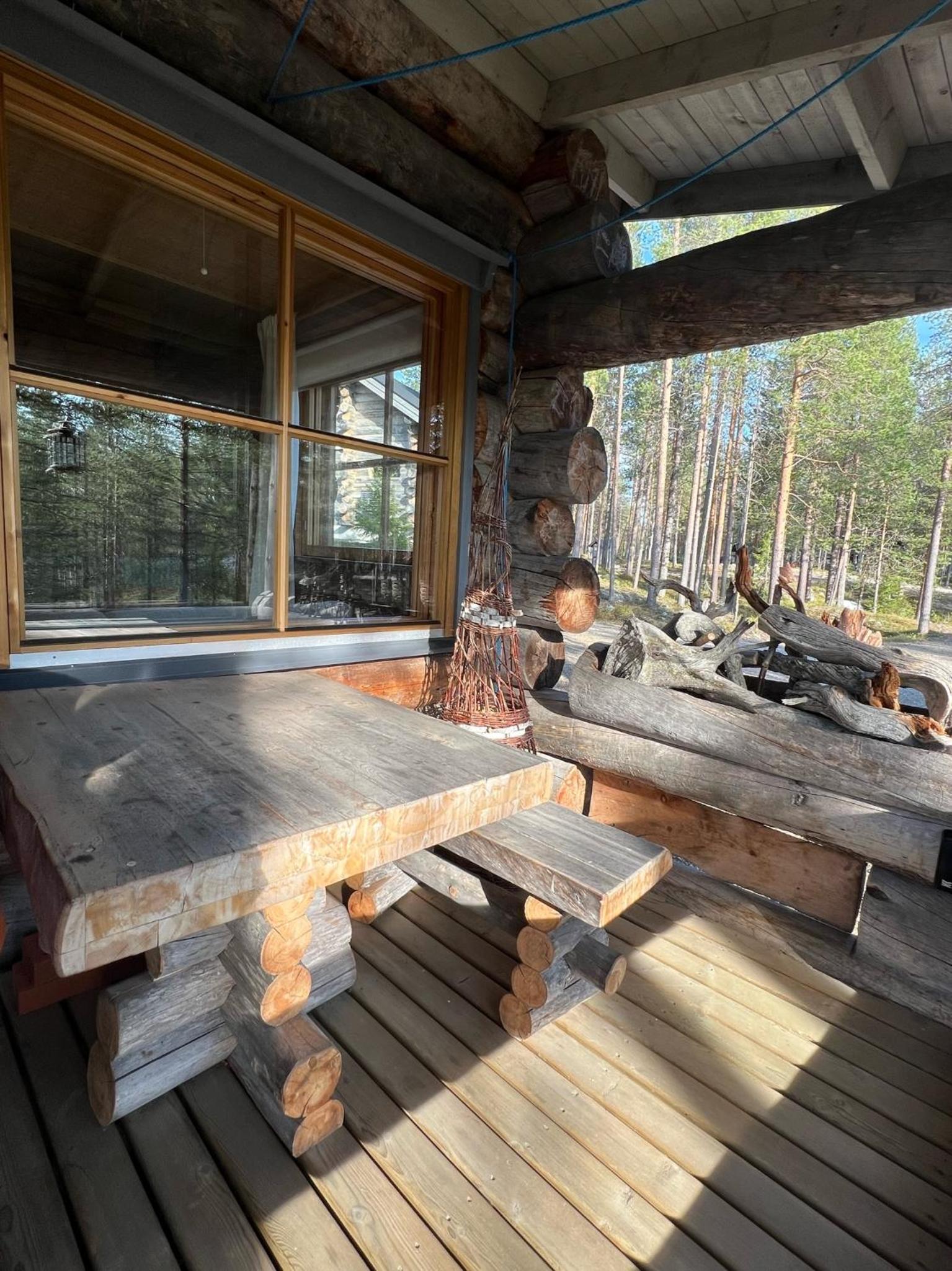 Rauhallinen kelohuoneisto lähellä palveluita, Peacefull Log apartment at Ylläs