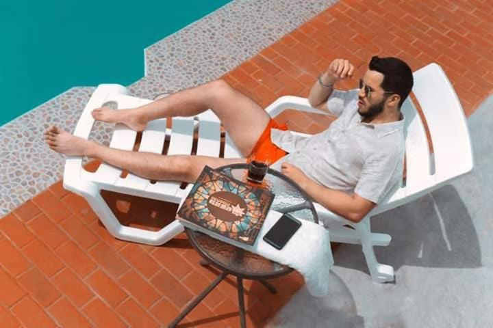 outdoor BBQ area