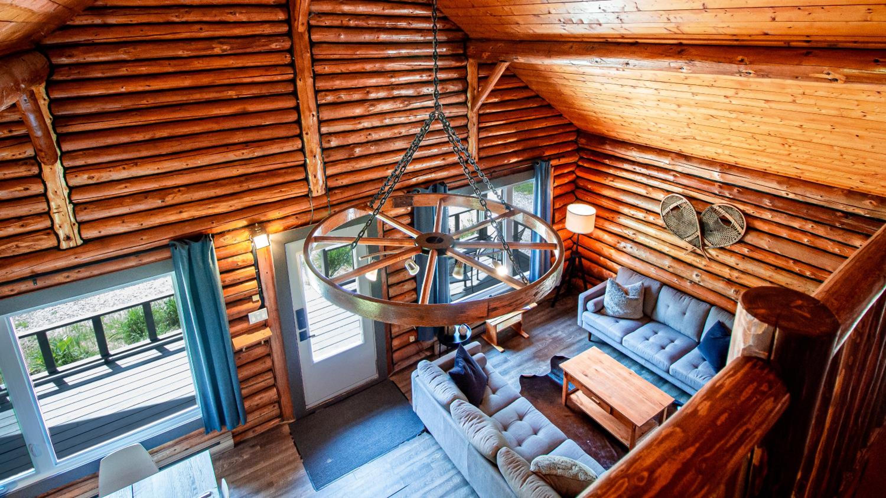 Les Chalets Tourisma - Chalet en bois rond avec spa - Chalet du 4e