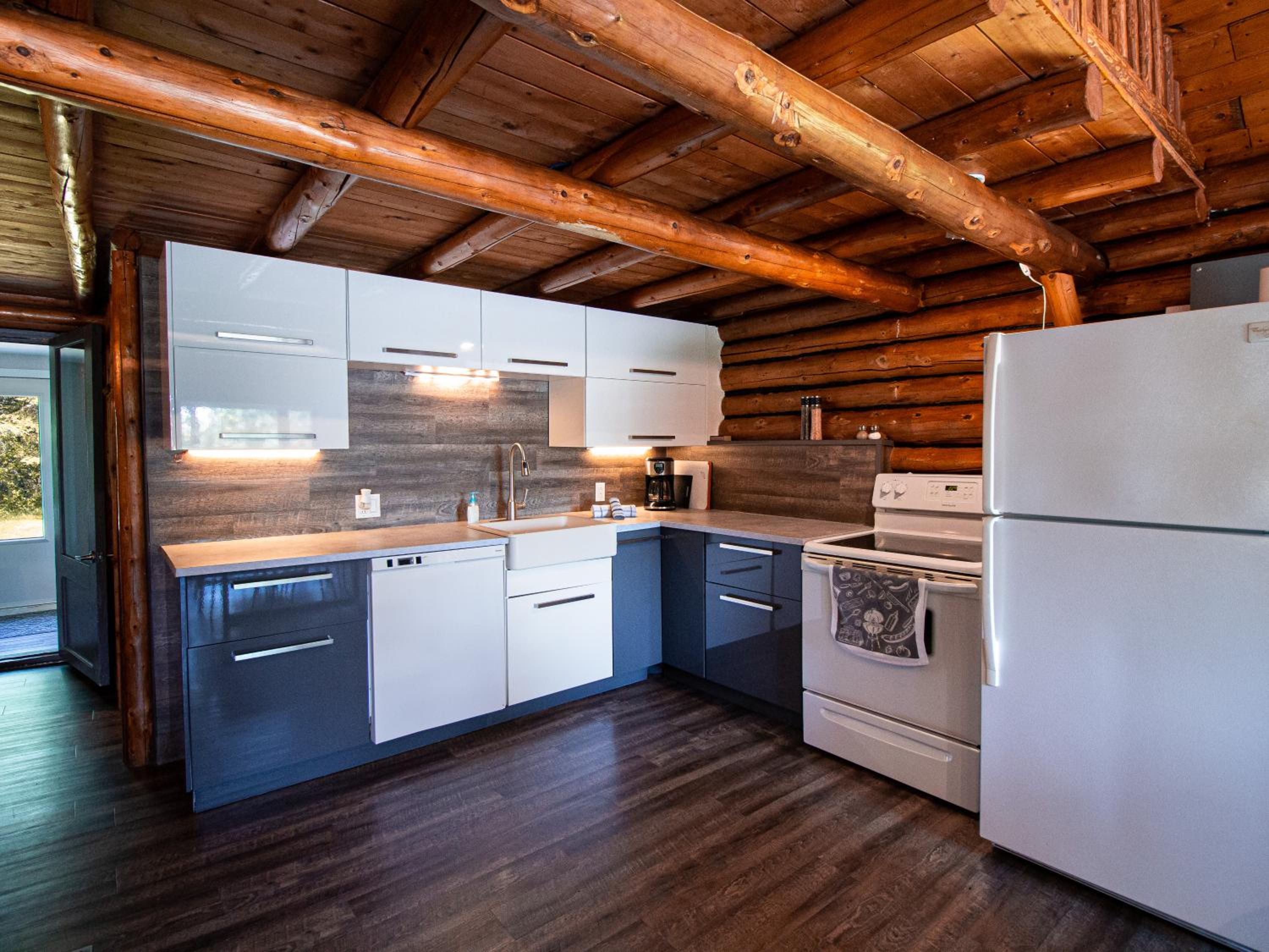 Les Chalets Tourisma - Chalet en bois rond avec spa - Chalet du 4e