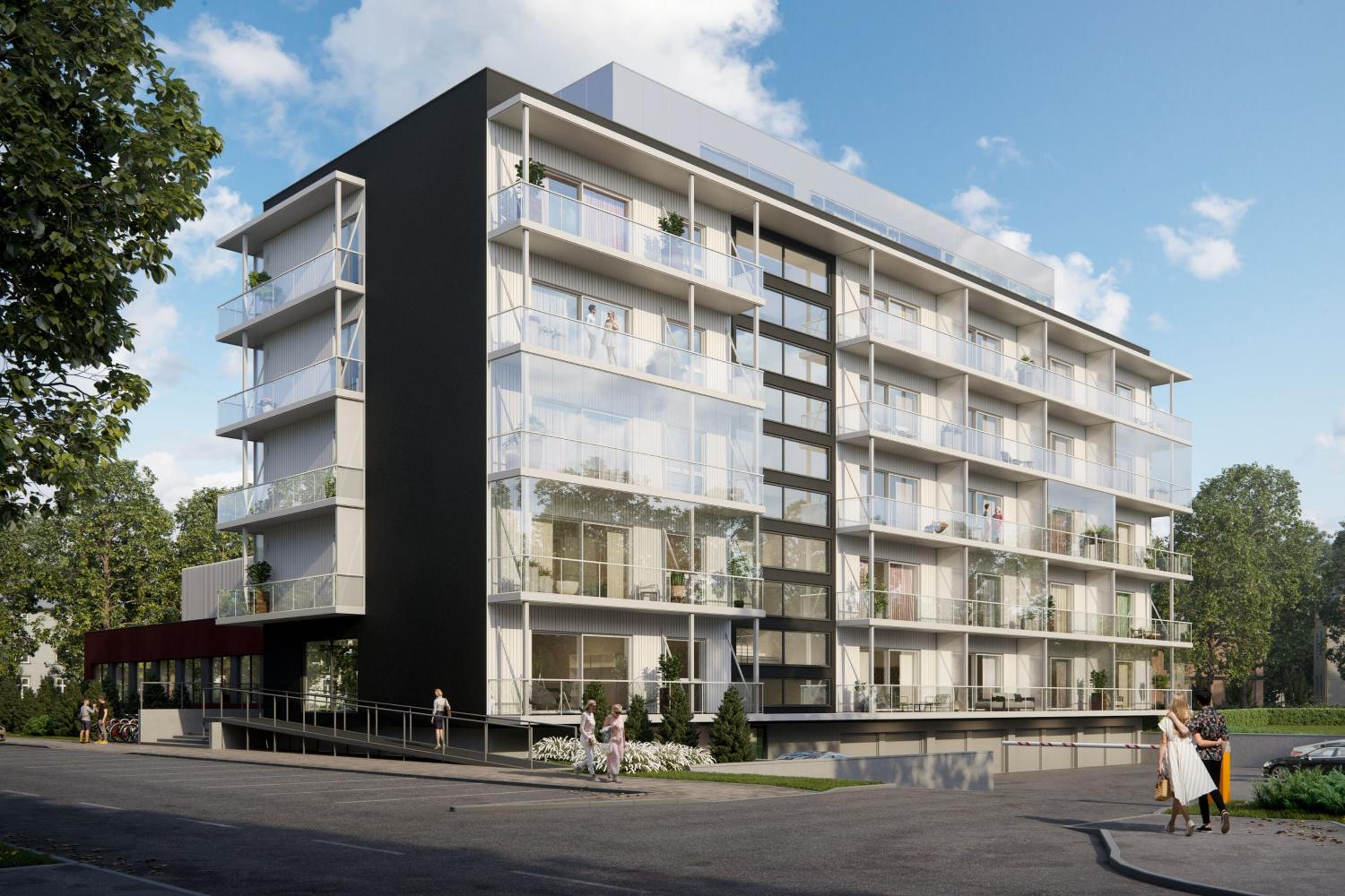 Tempus Te apArts Pärnu with balcony