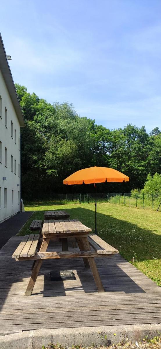 outdoor BBQ area