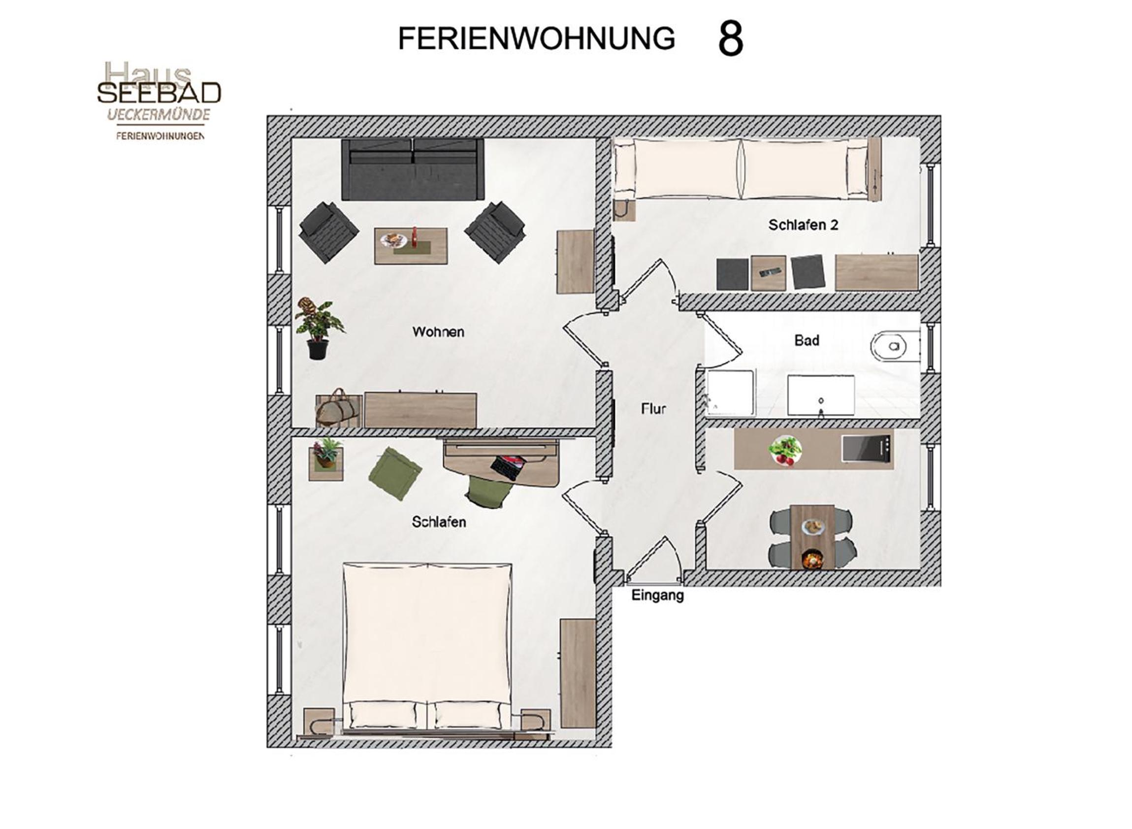 Ferienwohnungen Haus Seebad Ueckermünde