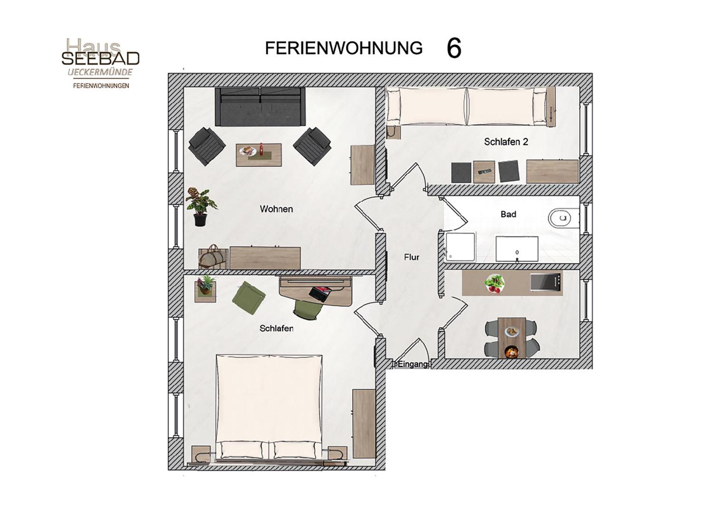 Ferienwohnungen Haus Seebad Ueckermünde
