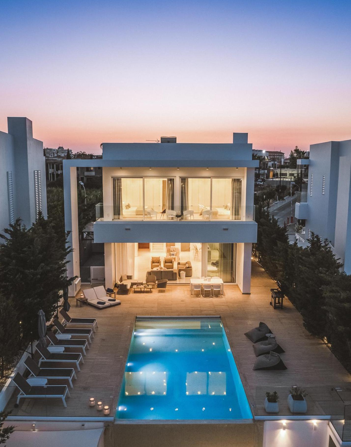 Protaras Beachfront Villa Blue Waves