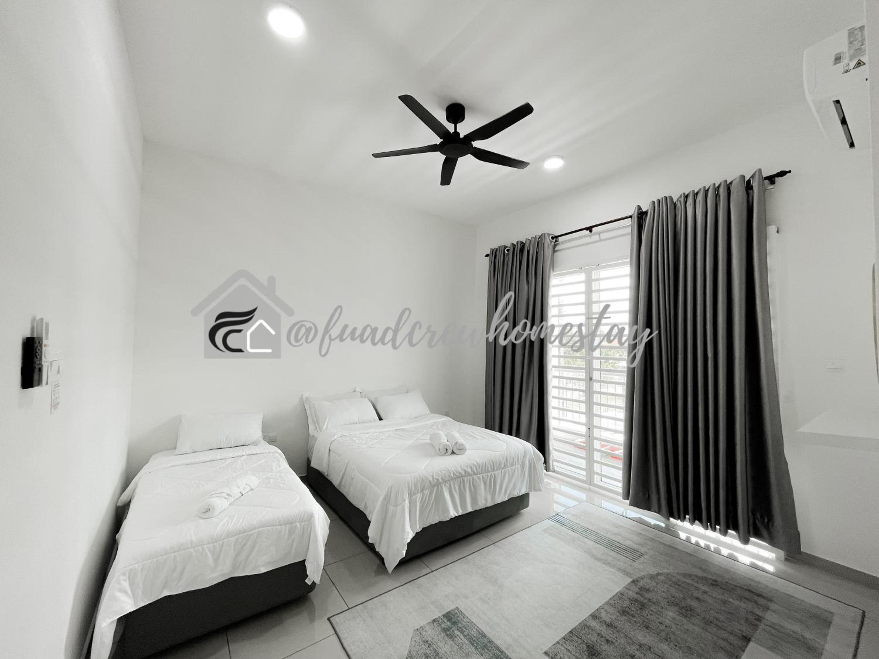 Jitra 4-Bedroom Home 10 pax Wifi Netflix