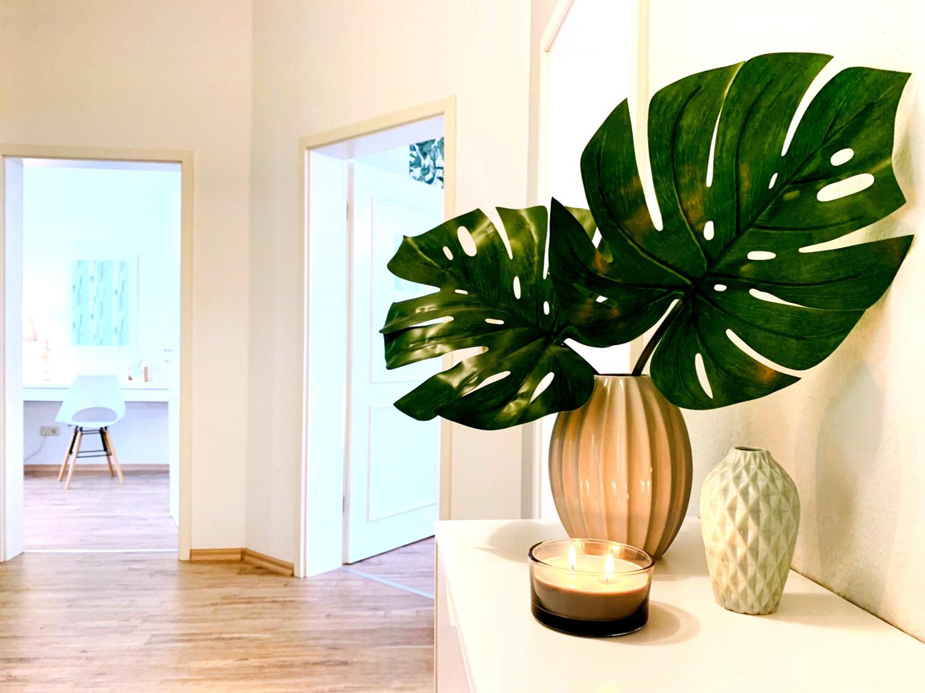 Zentrumsnahe Ferienwohnung mit ruhigem Balkon - 