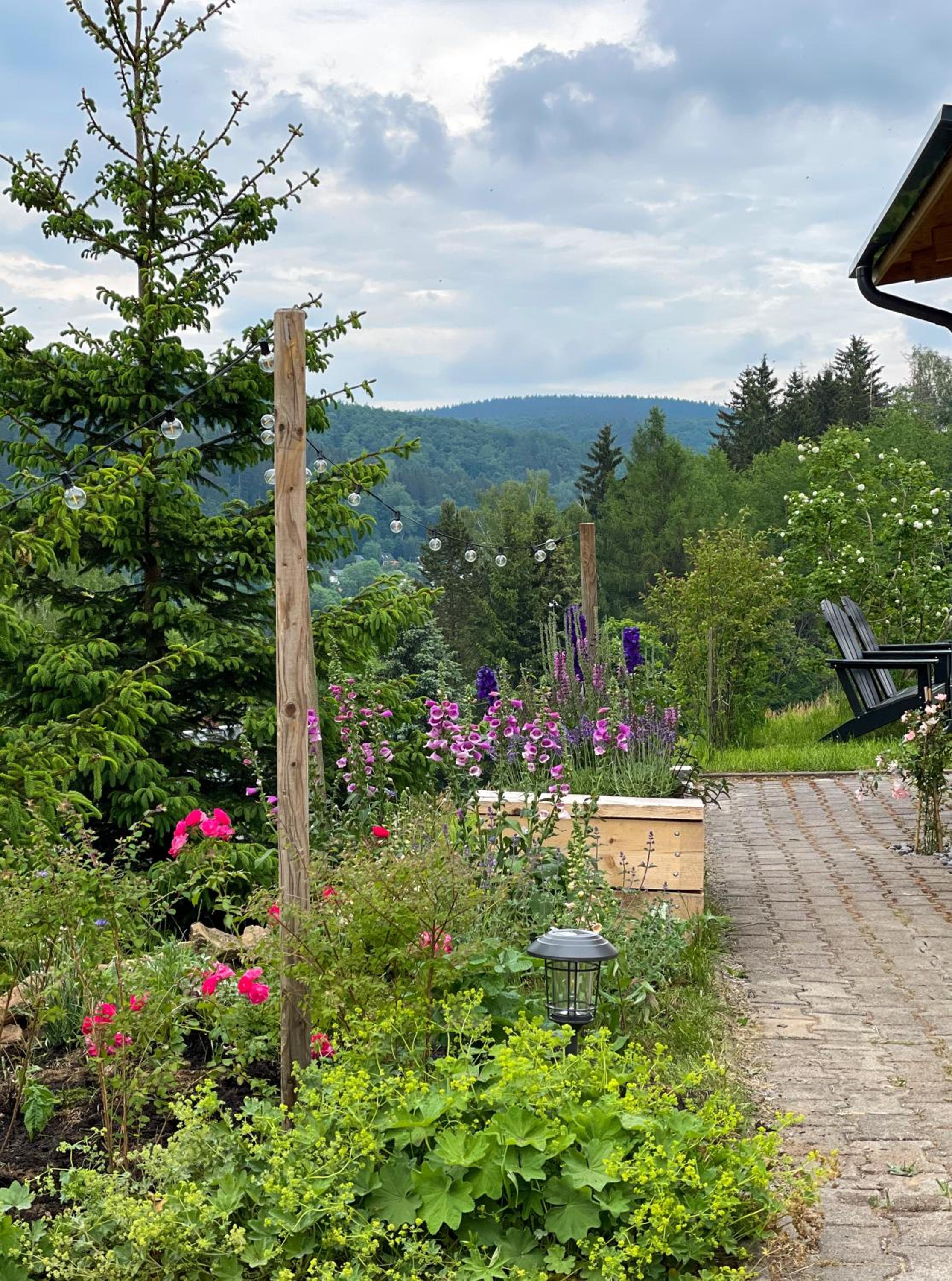 Kleines Chalet im Erzgebirge mit Sauna und Kamin