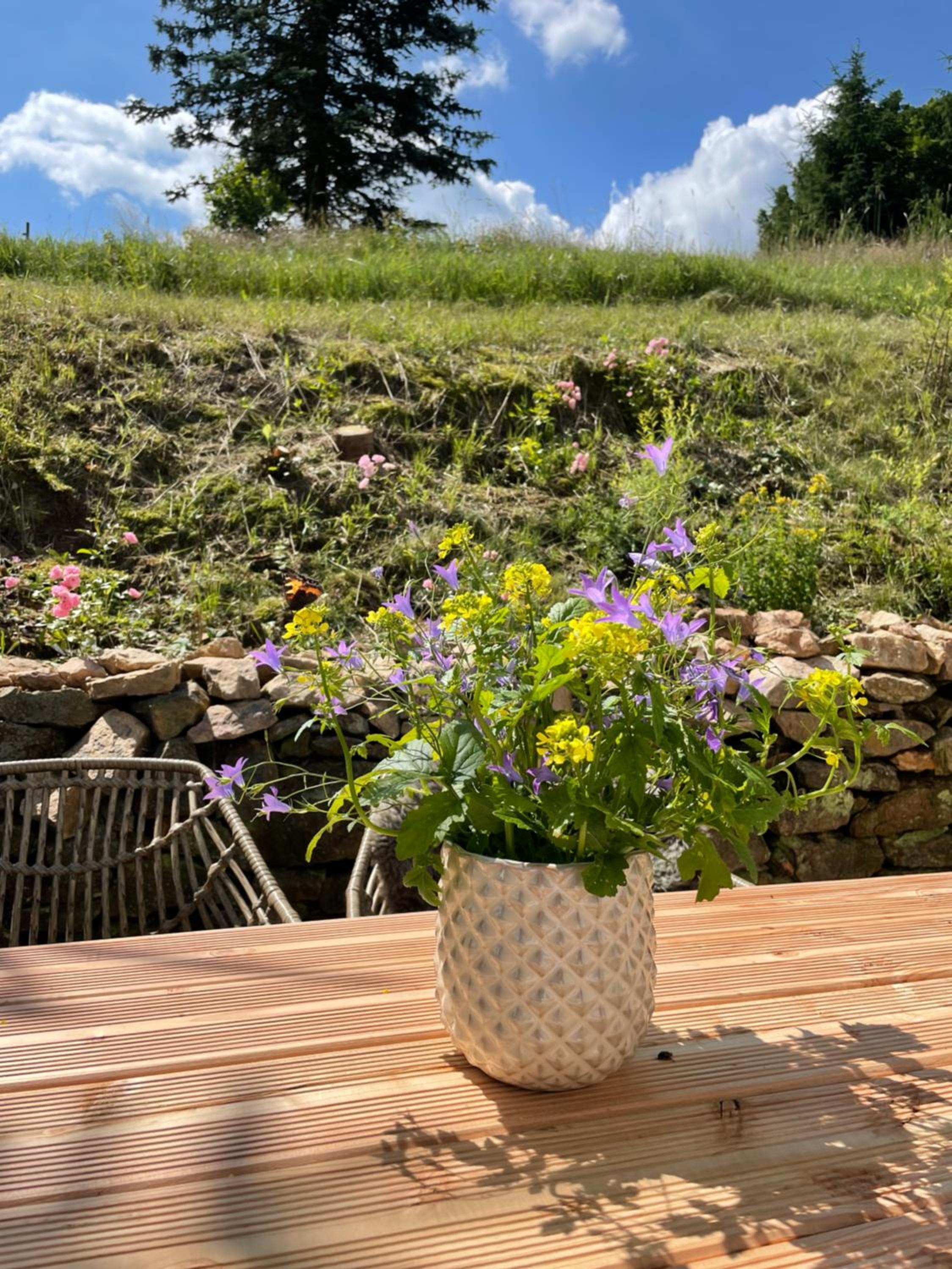 Kleines Chalet im Erzgebirge mit Sauna und Kamin