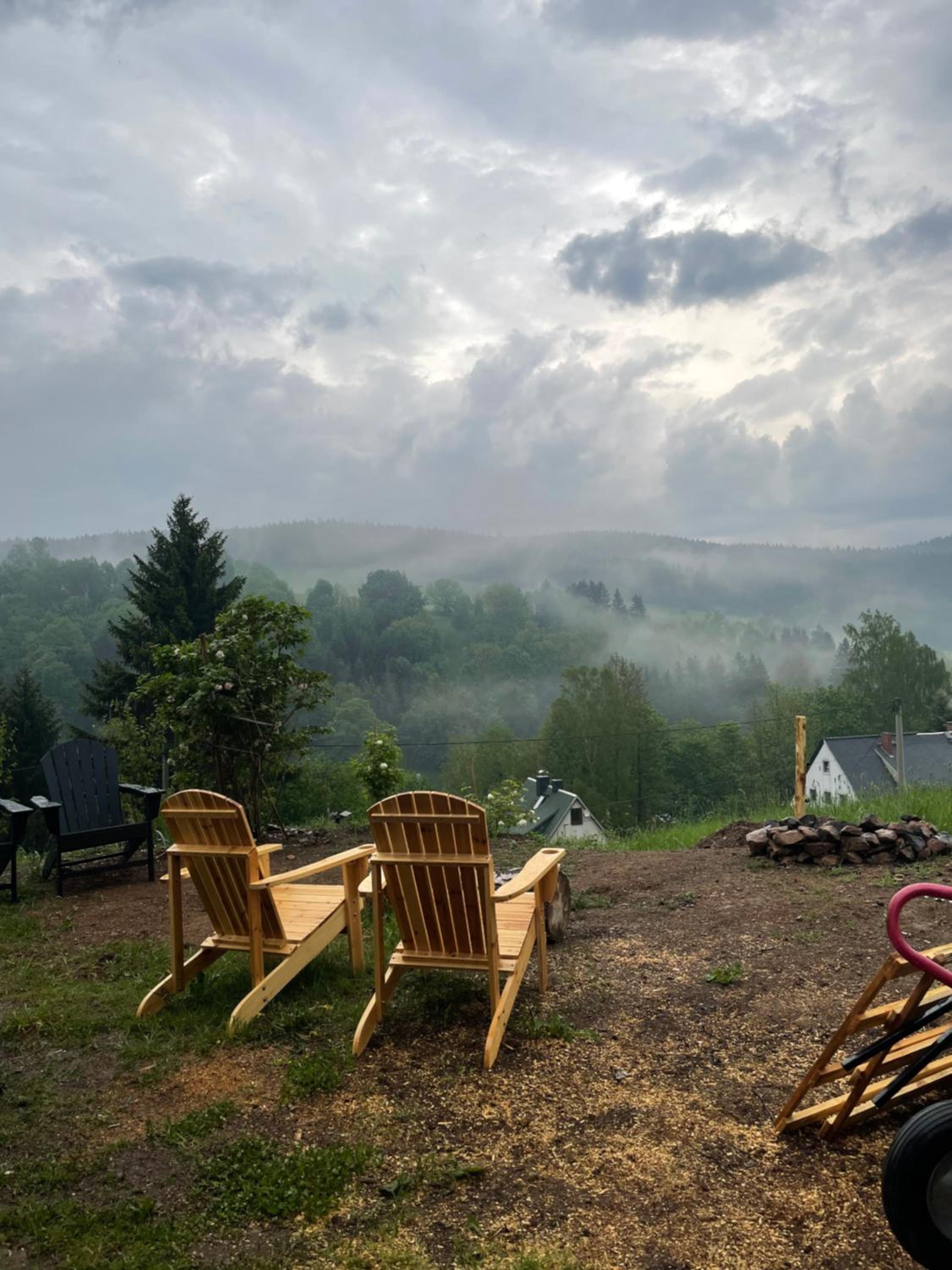 Kleines Chalet im Erzgebirge mit Sauna und Kamin