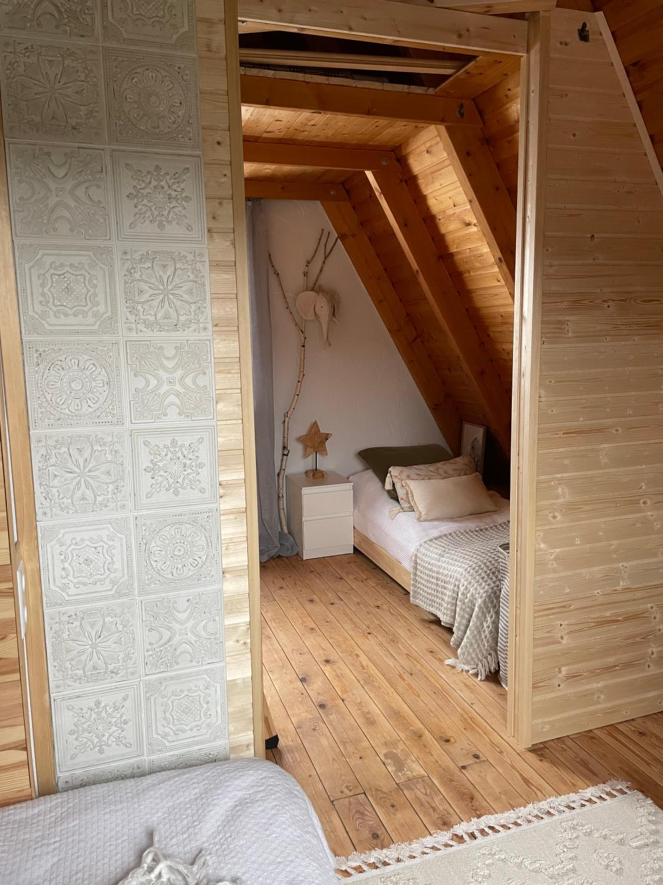 Kleines Chalet im Erzgebirge mit Sauna und Kamin