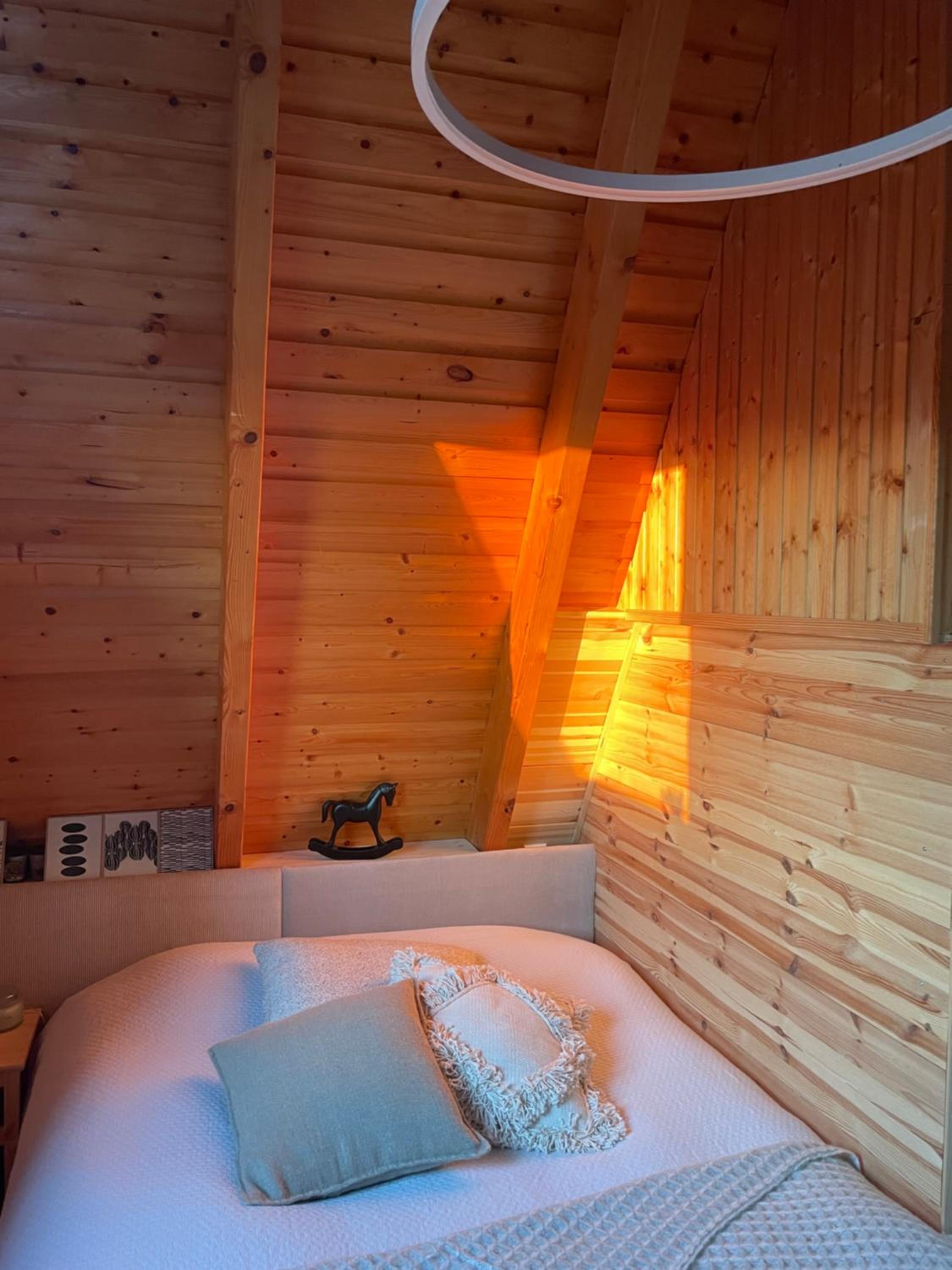 Kleines Chalet im Erzgebirge mit Sauna und Kamin