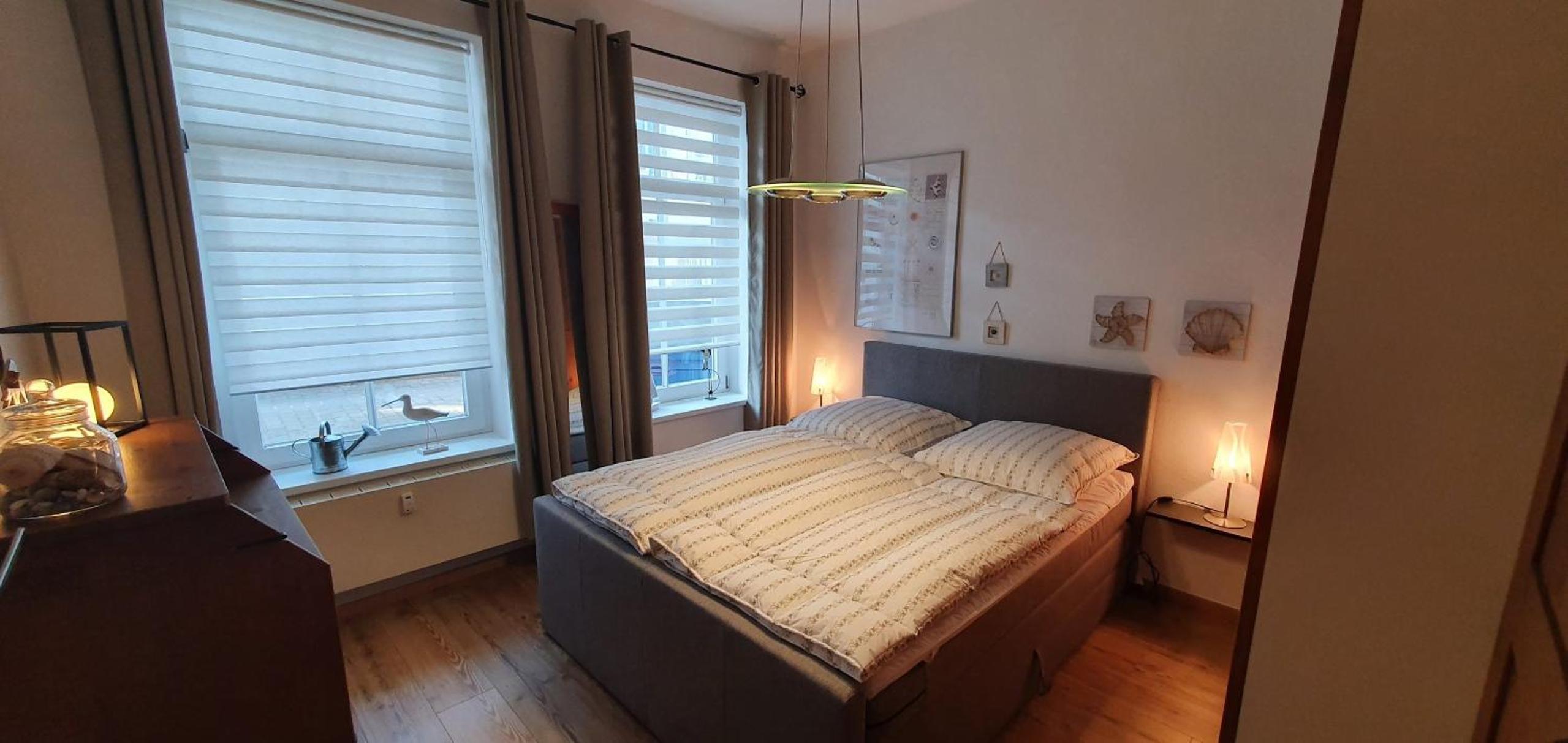 Ferienwohnung mit Balkon 500 m bis zum Strand VH