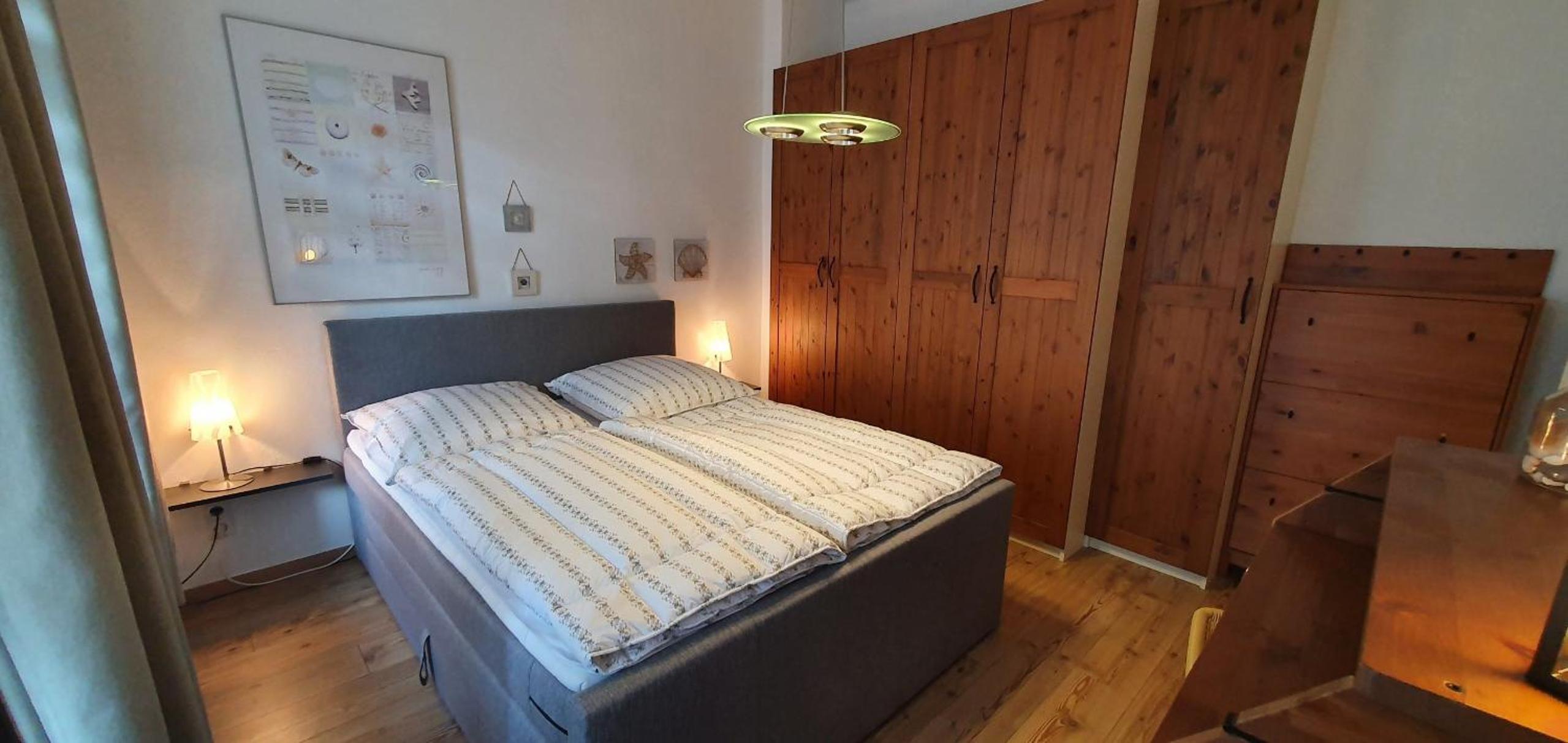 Ferienwohnung mit Balkon 500 m bis zum Strand VH